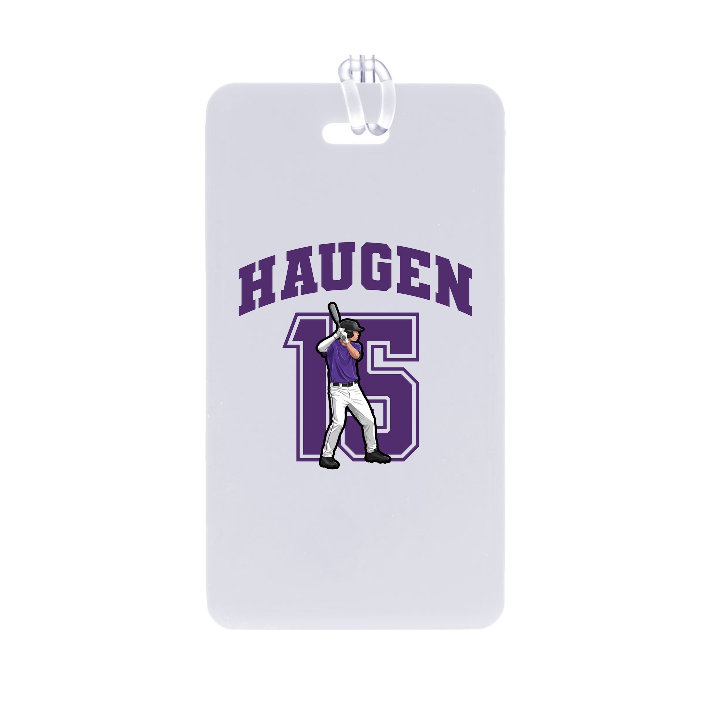 Bag Tag — Number in Classic