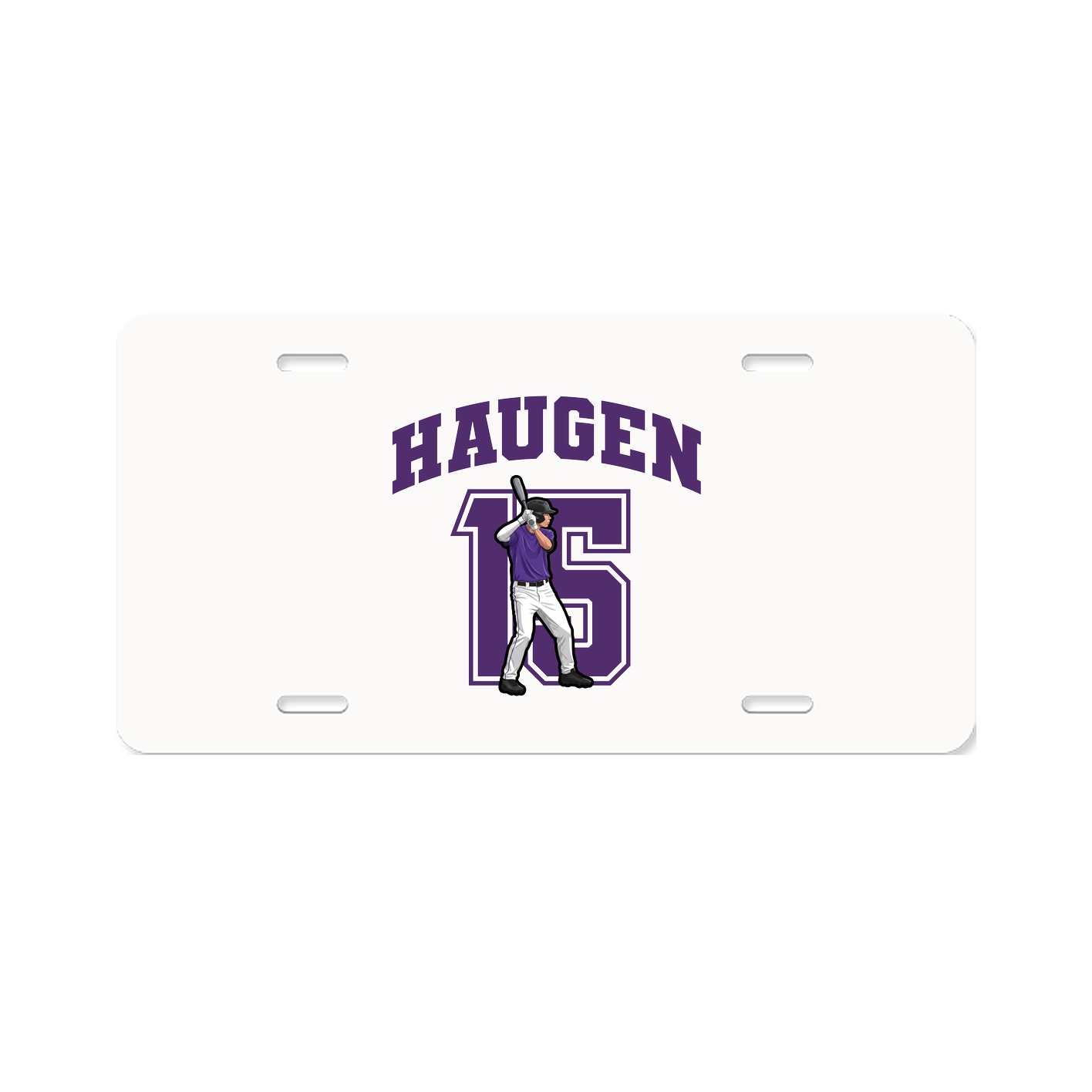 License Plate — Number in Classic
