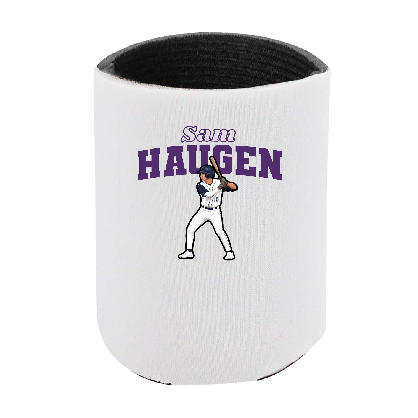Can Holder — Name Arch in White