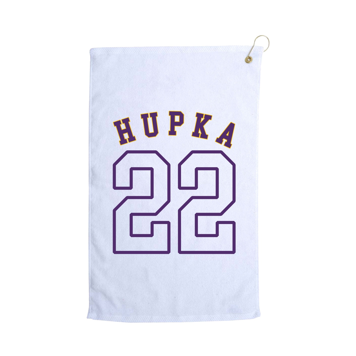 Golf Towel — Shirsey Arch in White