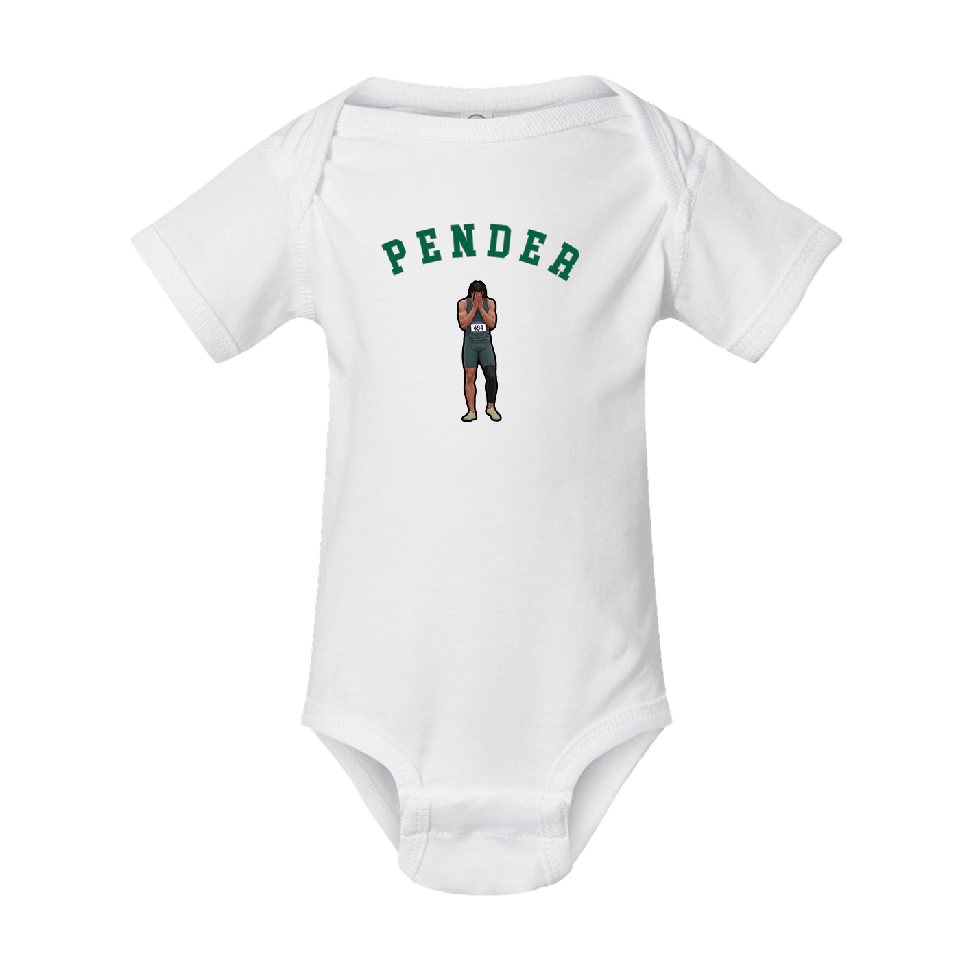 Baby Onesie — Shirsey Arch in White