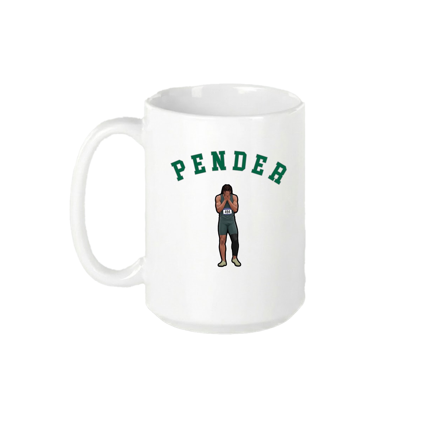 15oz Coffee Mug — Shirsey Arch in White