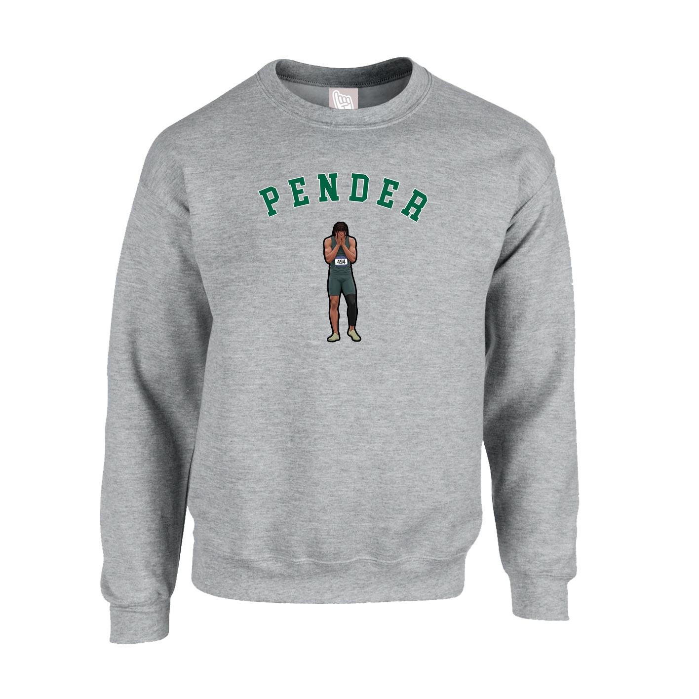 Fleece Crew — Shirsey Arch in Grey