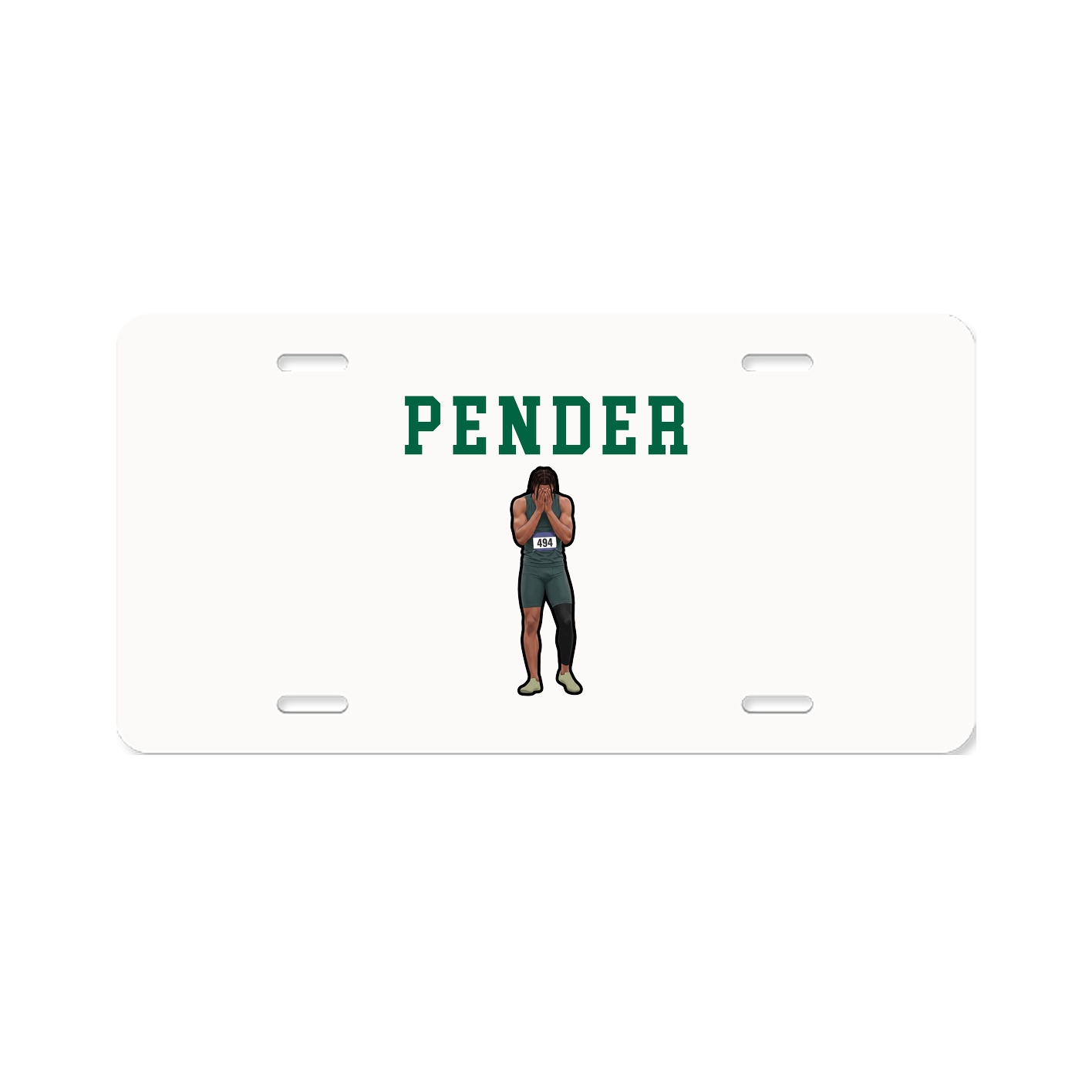License Plate — Shirsey in Classic
