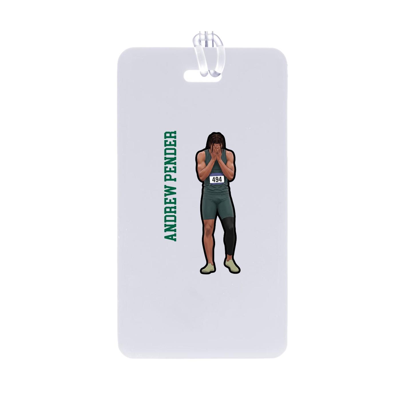 Bag Tag — Name Vertical in Classic