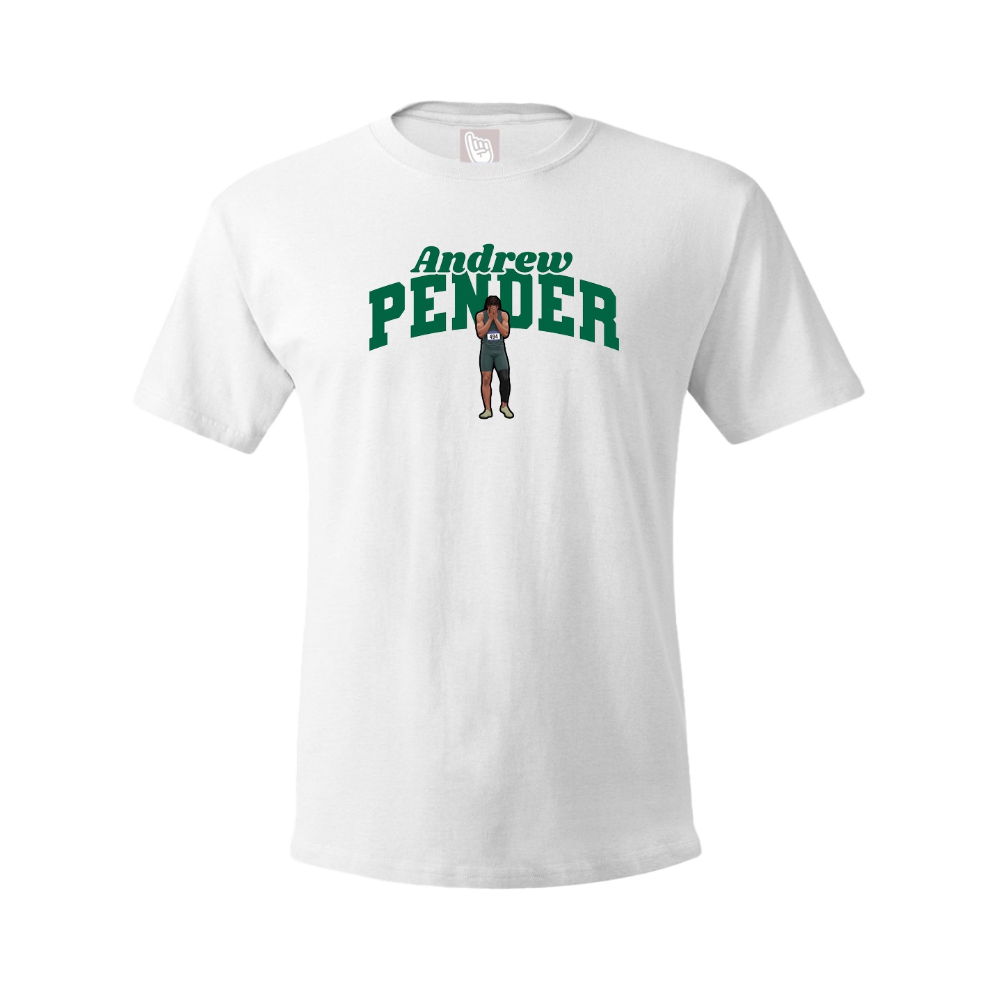 Youth Tee — Signature Arch in White
