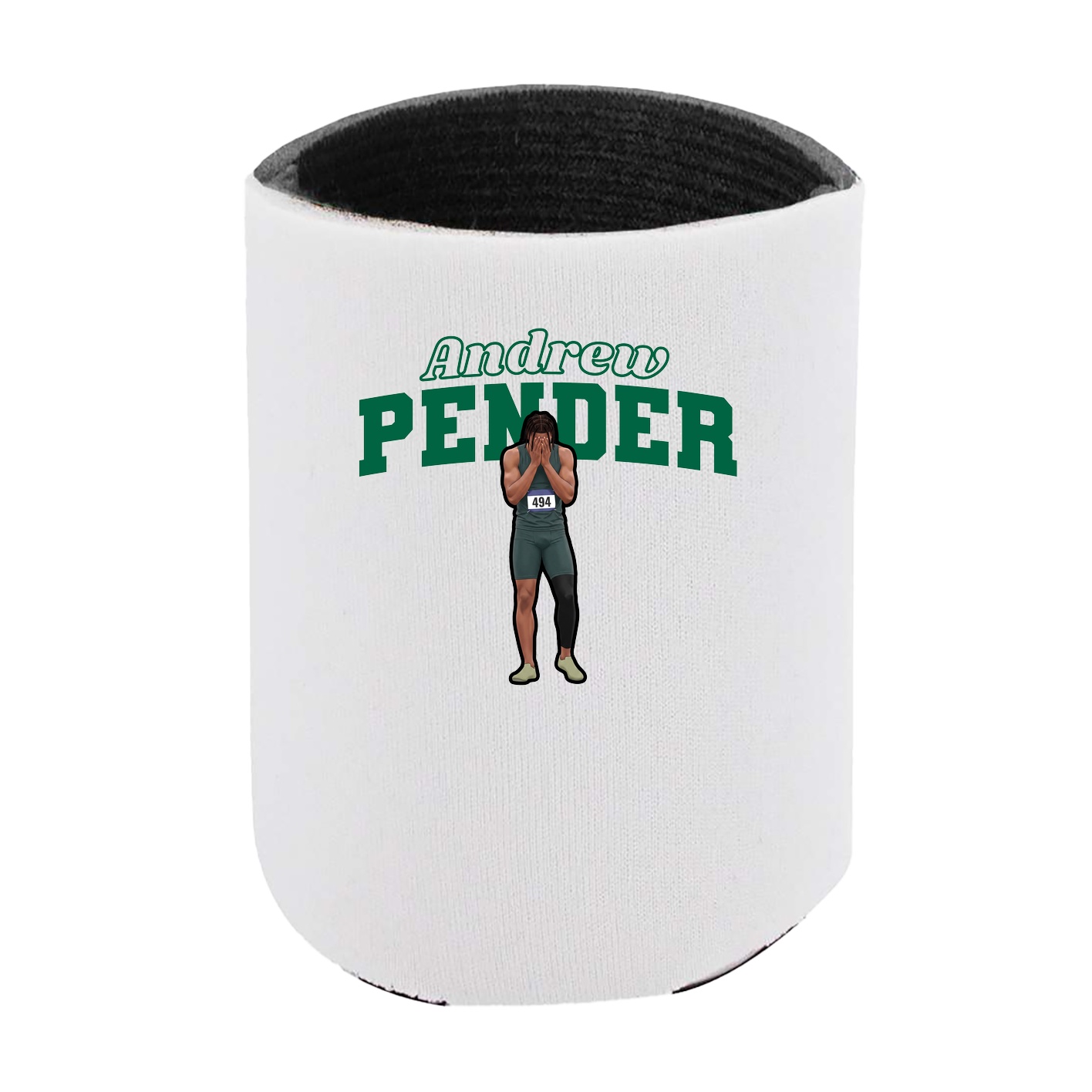 Can Holder — Name Arch in White