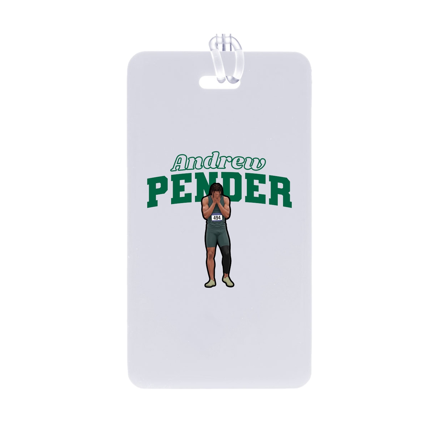 Bag Tag — Name Arch in Classic
