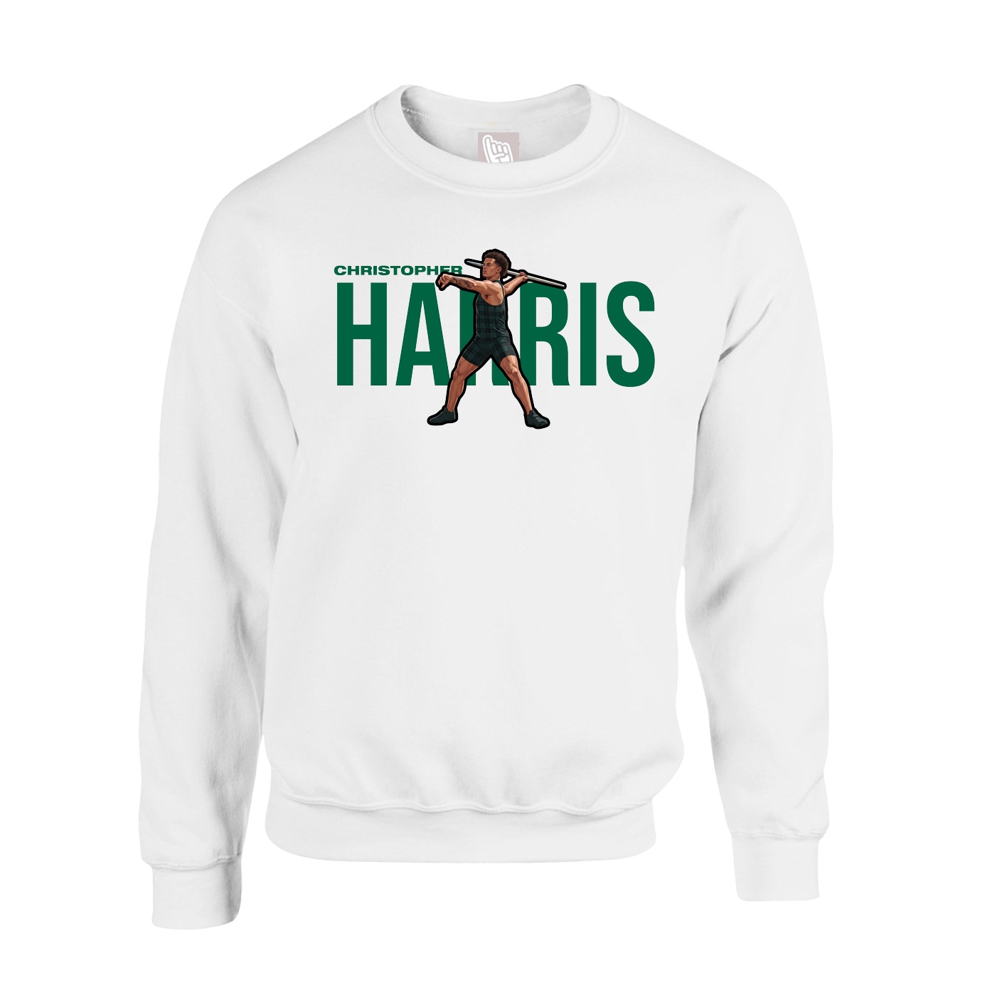 Fleece Crew — Player Name in White