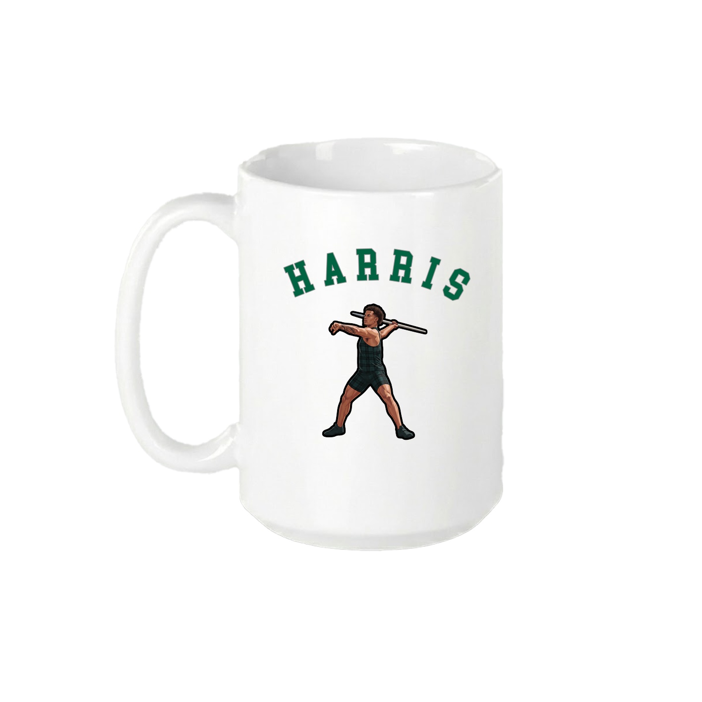 15oz Coffee Mug — Shirsey Arch in White