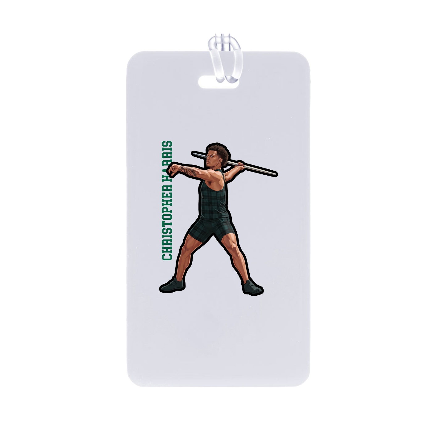 Bag Tag — Name Vertical in Classic