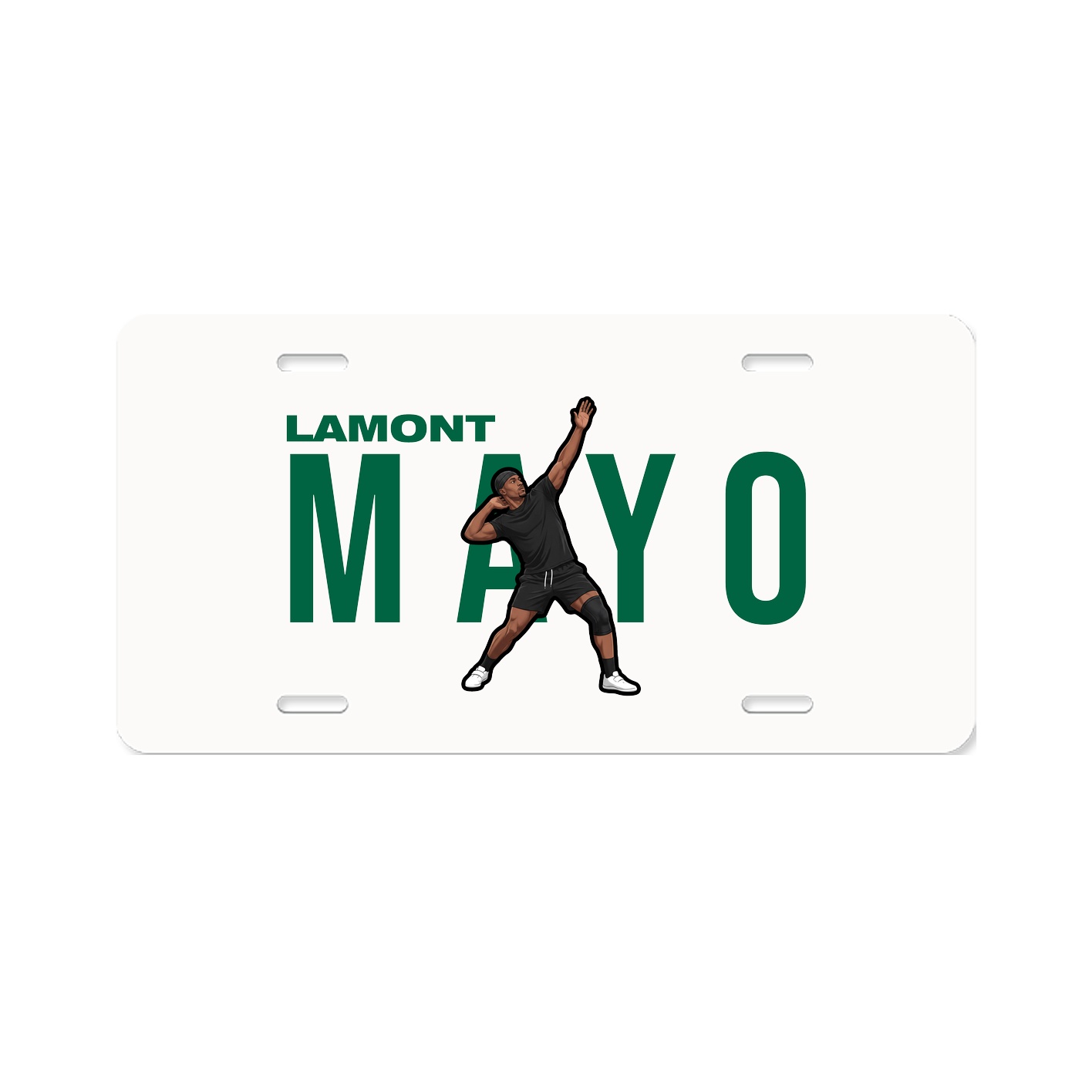 License Plate — Player Name in Classic