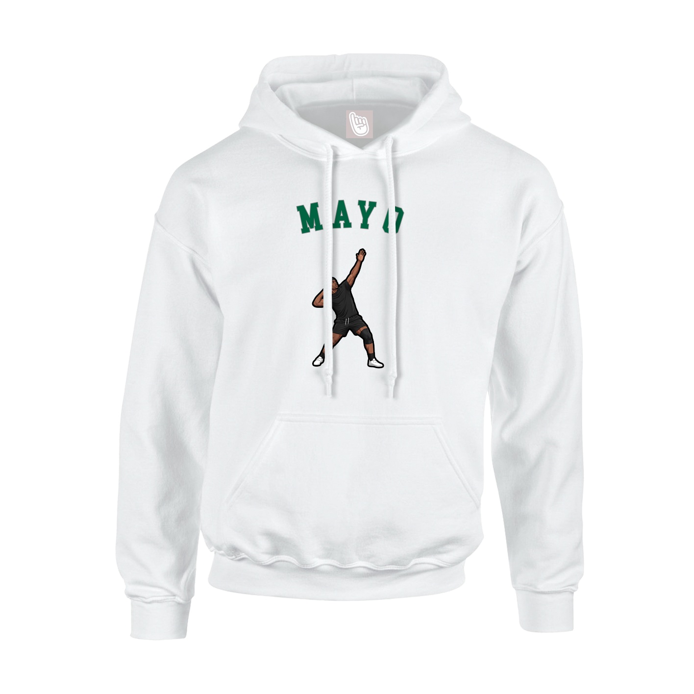 Hoodie — Shirsey Arch in White