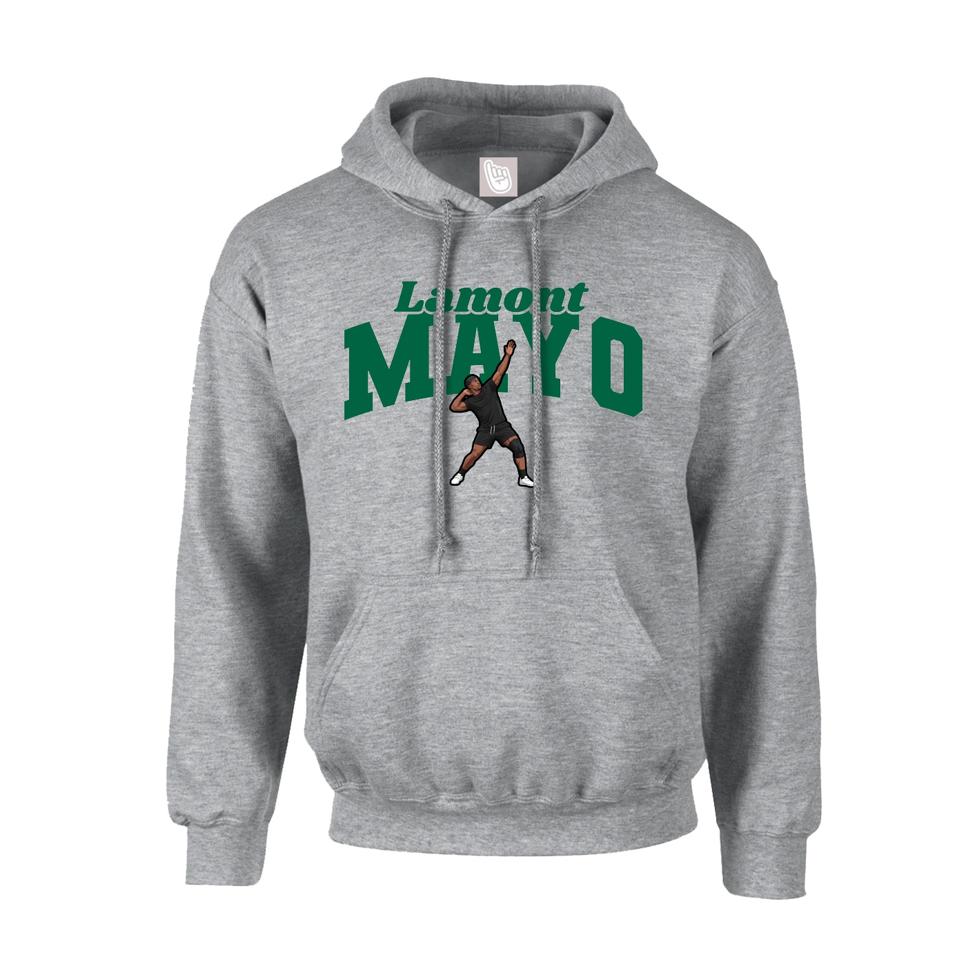 Hoodie — Signature Arch in Grey