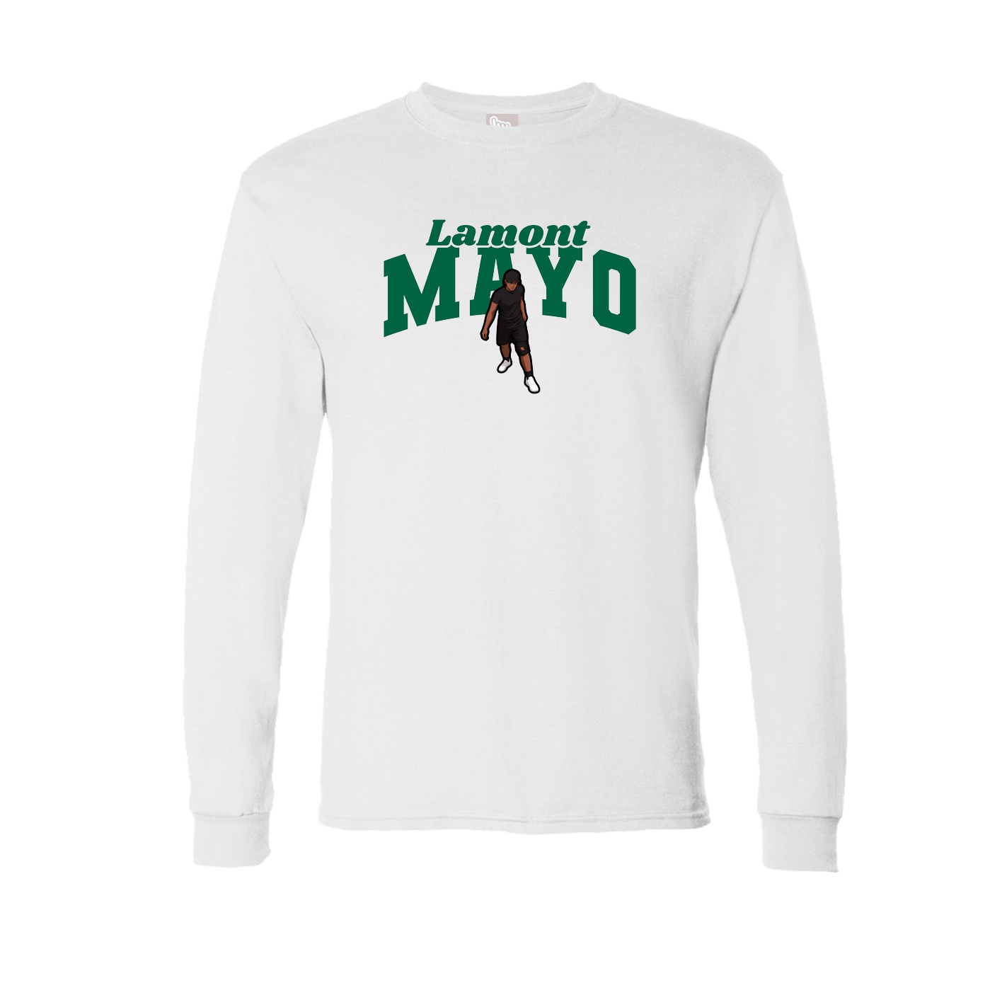 Long Sleeve Tee — Signature Arch in White