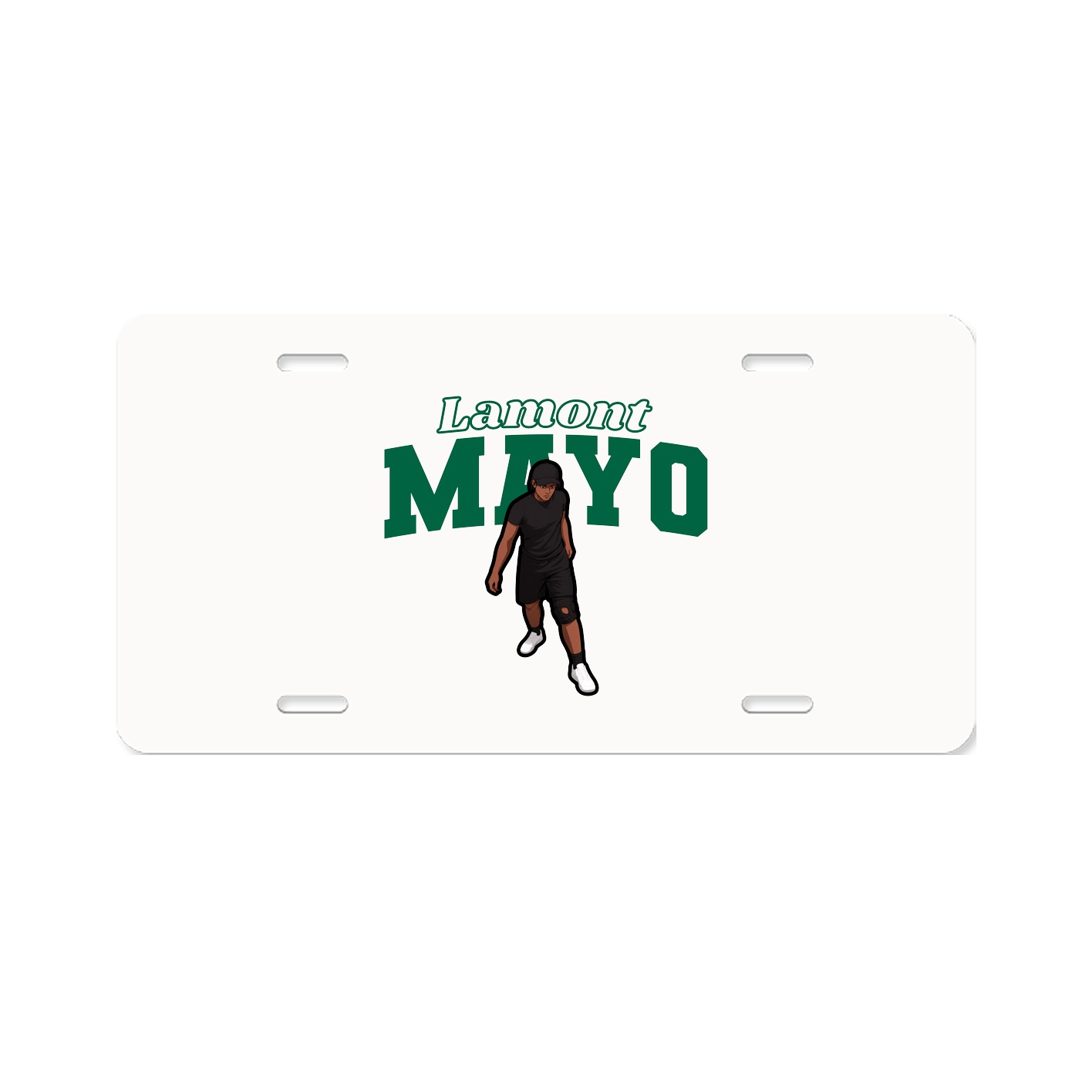 License Plate — Name Arch in Classic