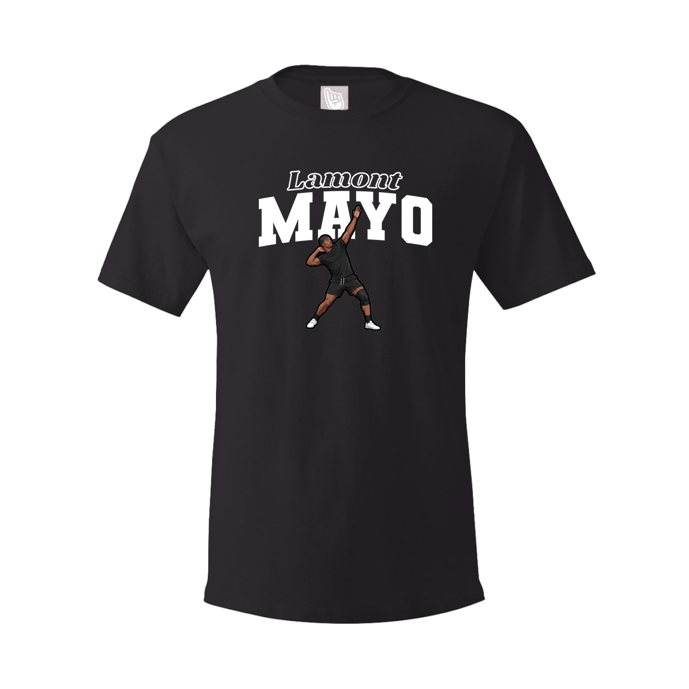 Youth Tee — Name Arch in Black