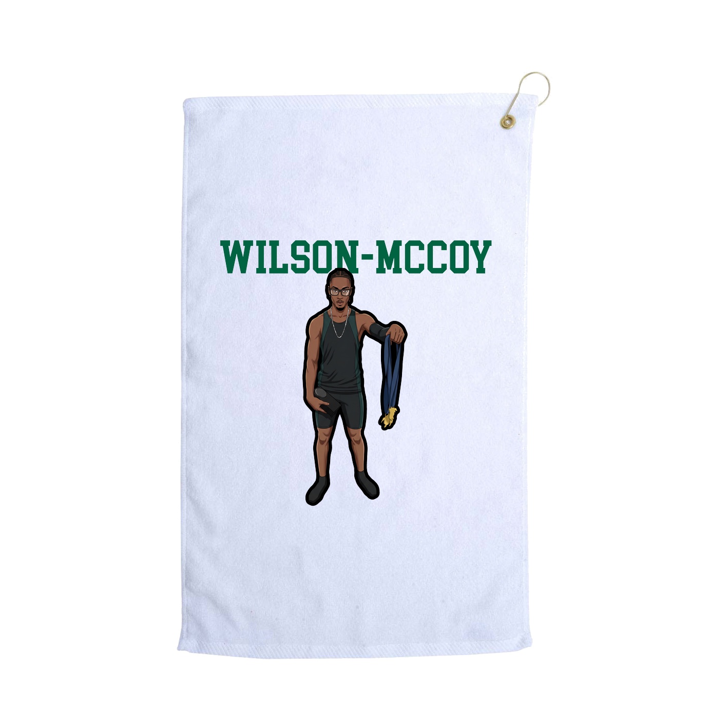 Golf Towel — Shirsey in White