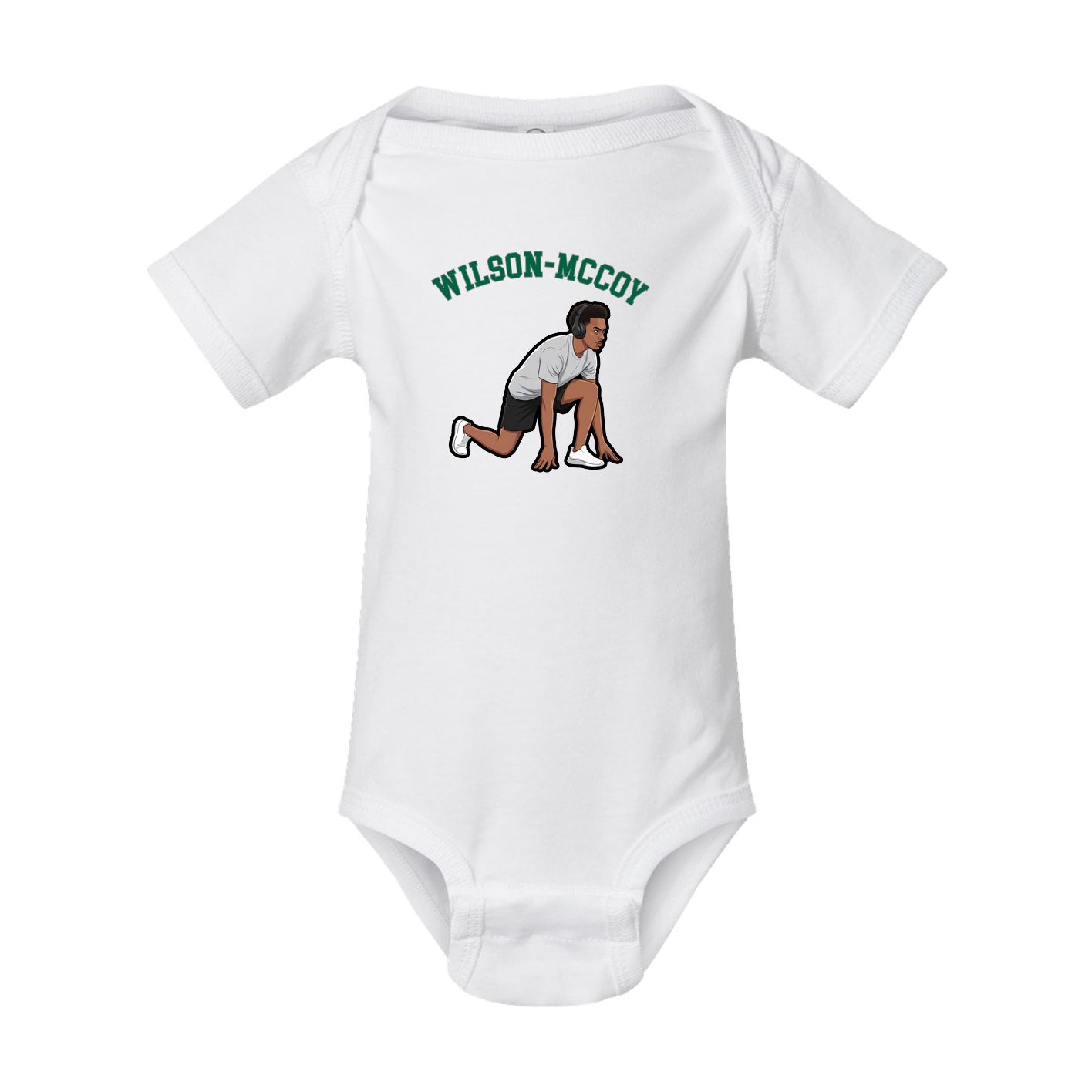 Baby Onesie — Shirsey Arch in White