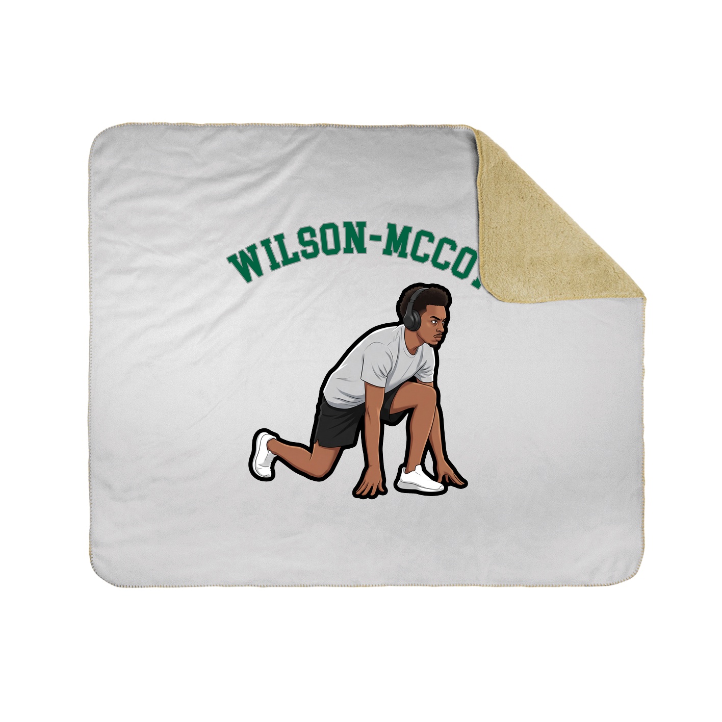 Throw Blanket — Shirsey Arch in White
