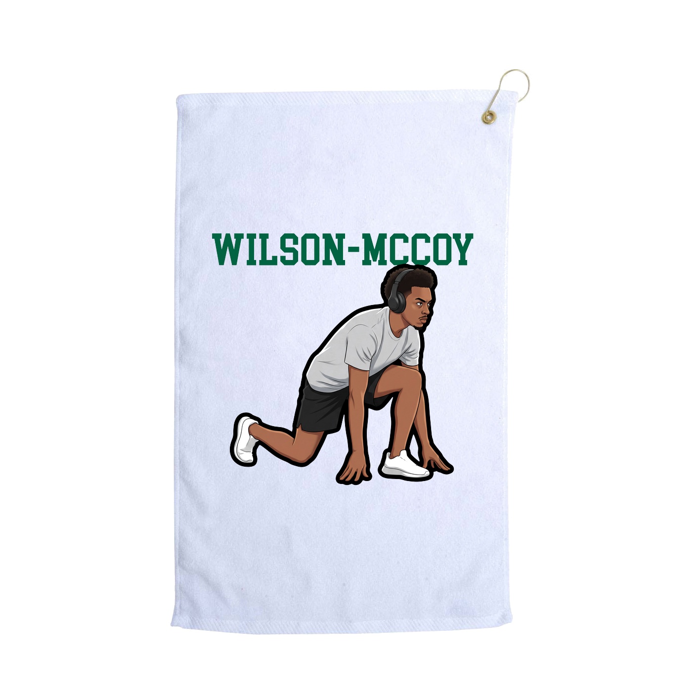Golf Towel — Shirsey in White