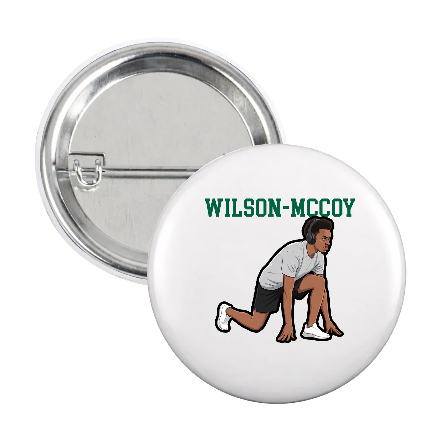 Game Day Button — Shirsey in White