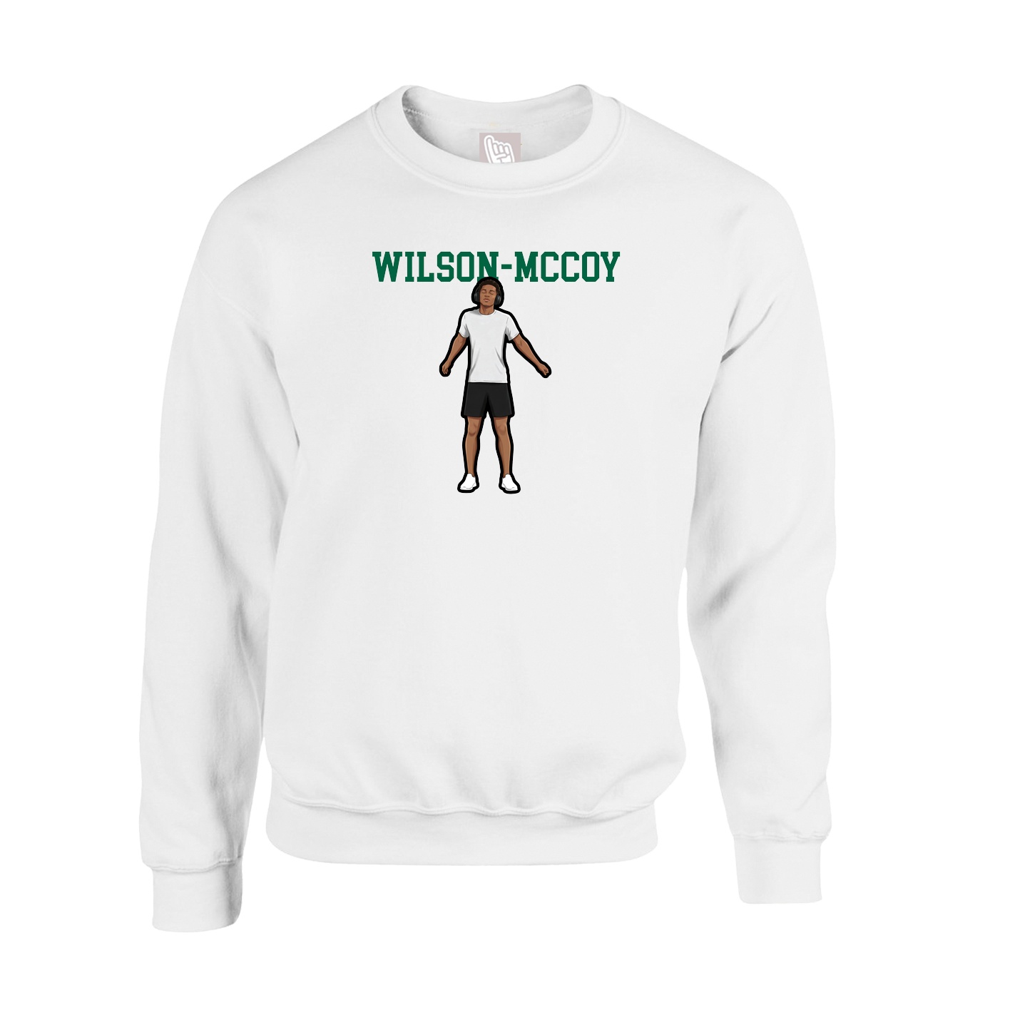 Fleece Crew — Shirsey in White