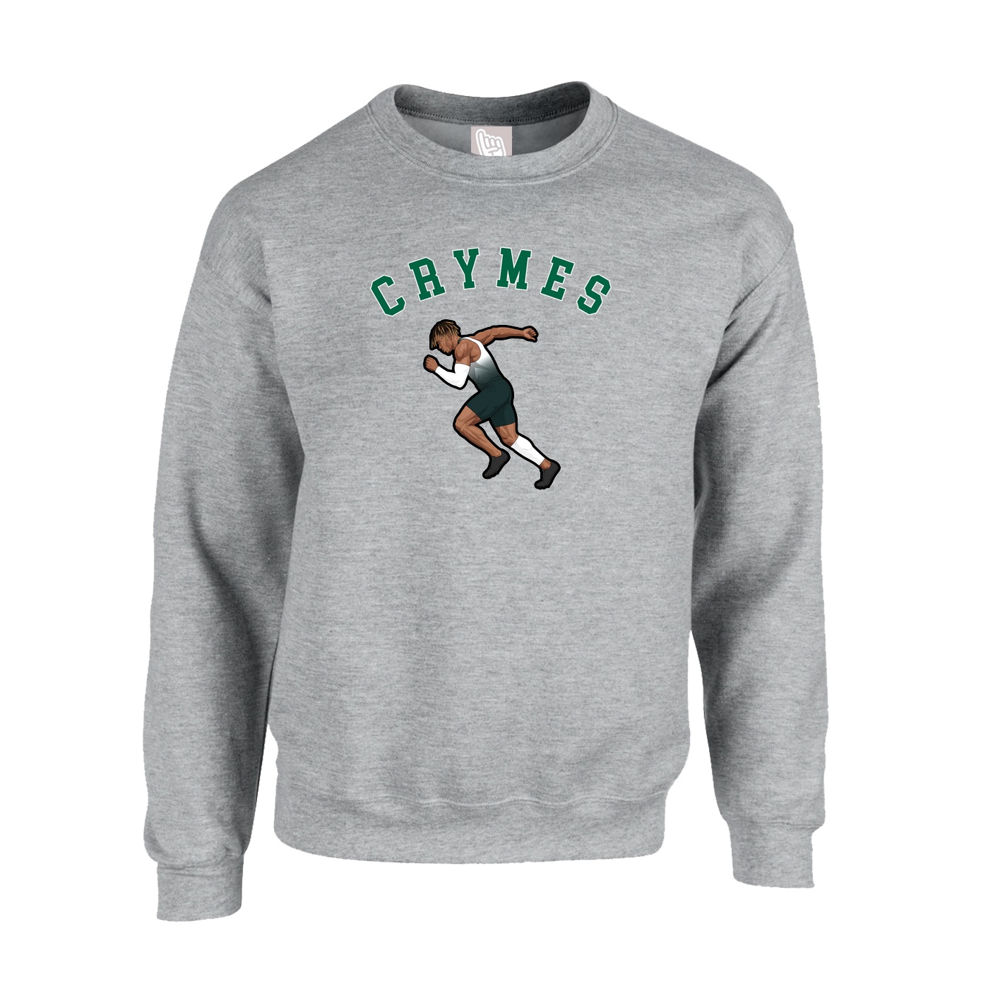 Fleece Crew — Shirsey Arch in Grey