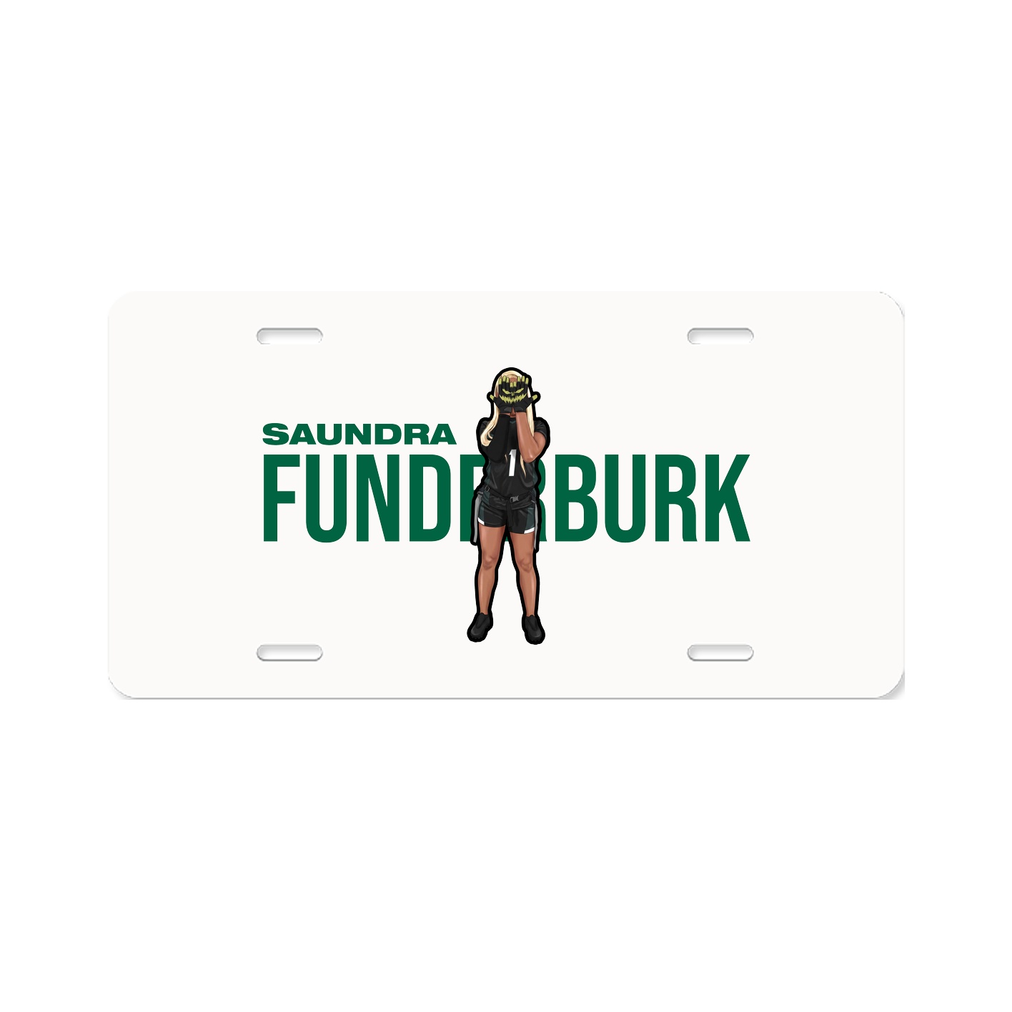 License Plate — Player Name in Classic
