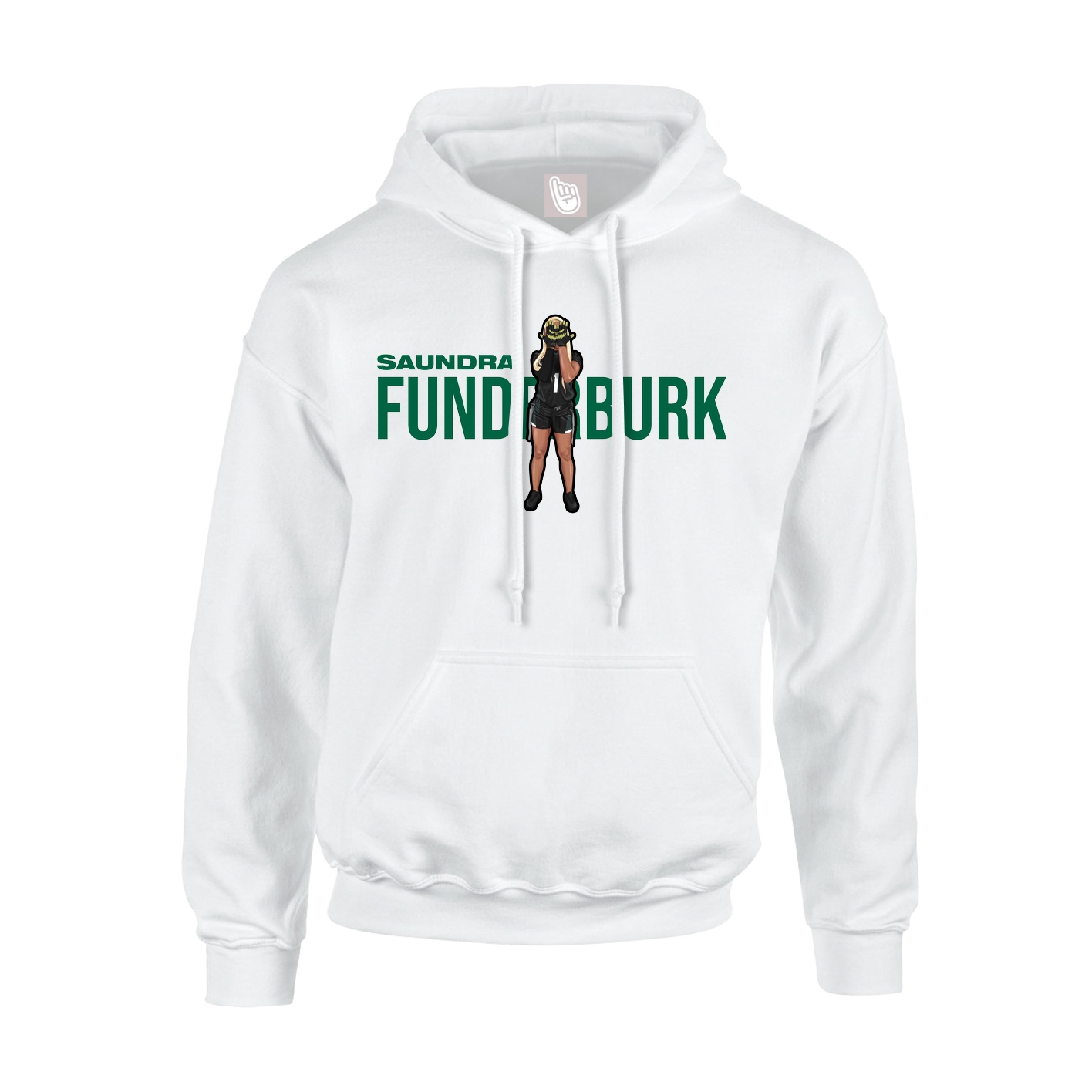 Hoodie — Player Name in White