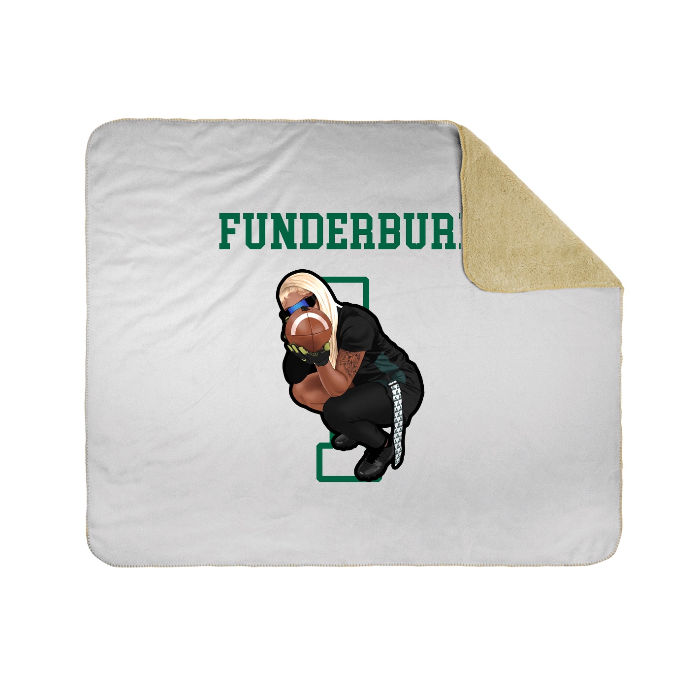 Throw Blanket — Shirsey in White
