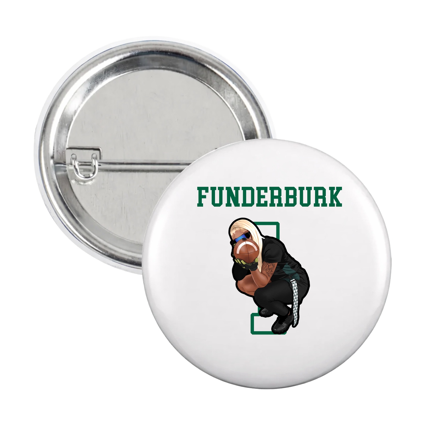 Game Day Button — Shirsey in White