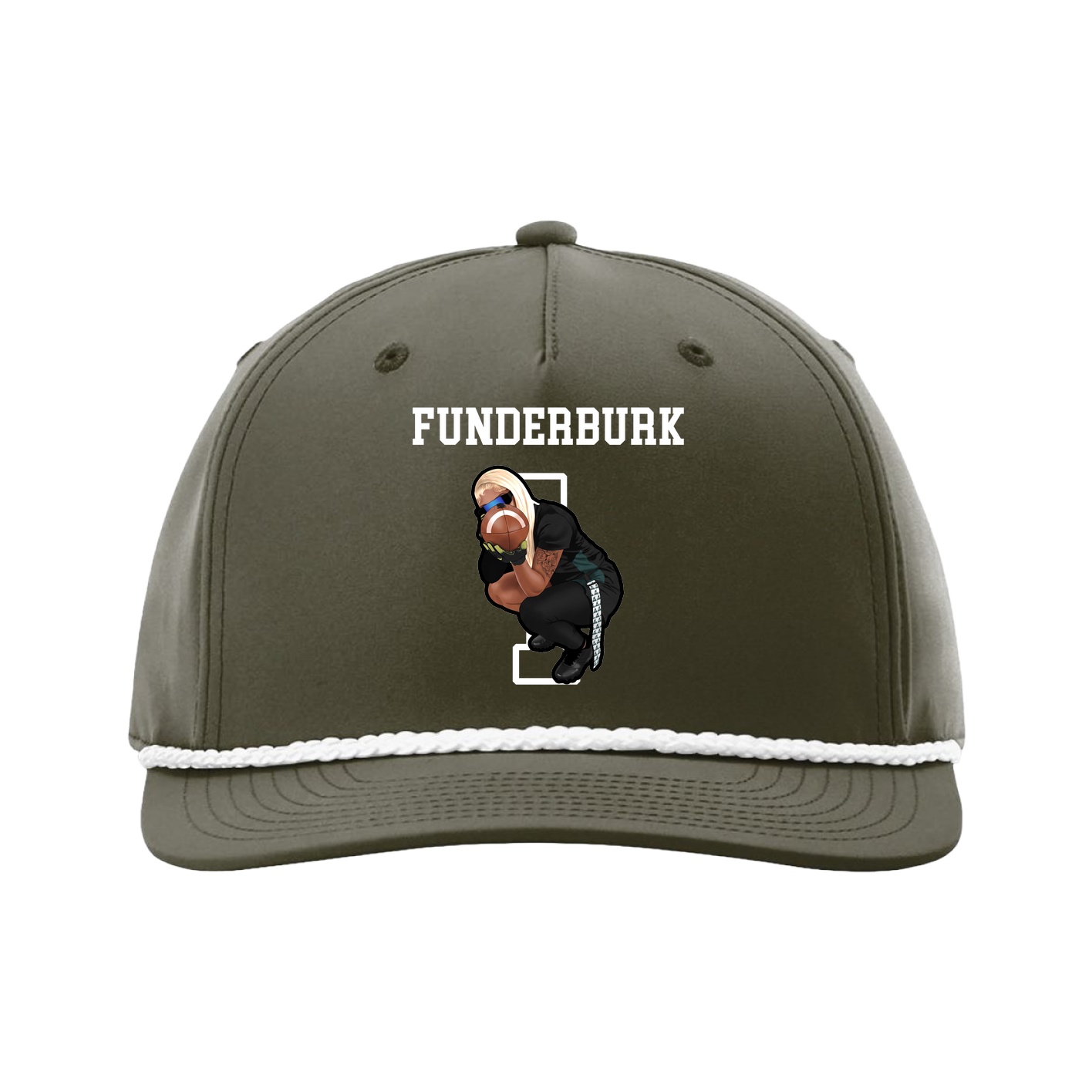 Five-Panel Classic Rope Cap — Shirsey in Green