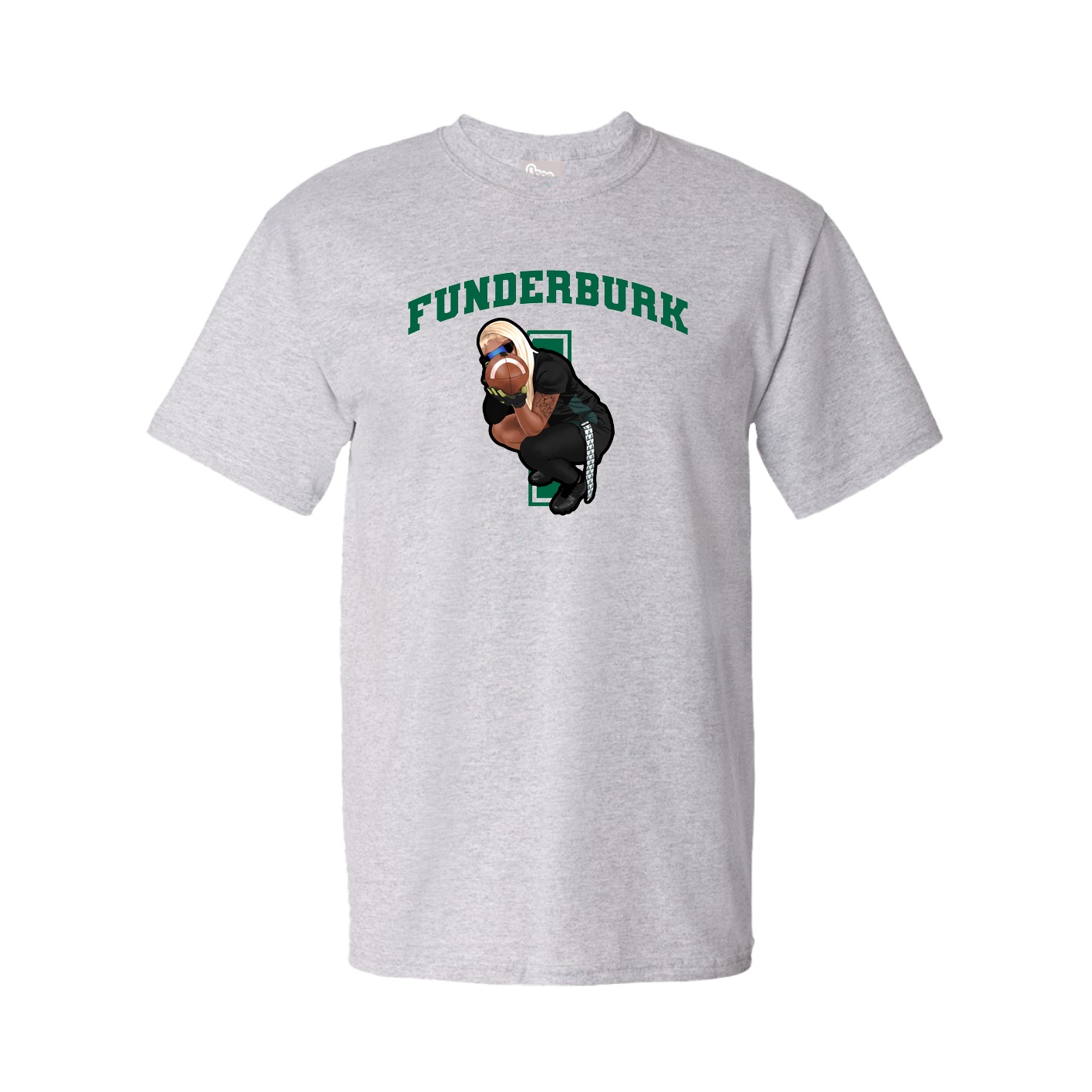 Youth Tee — Number in Grey