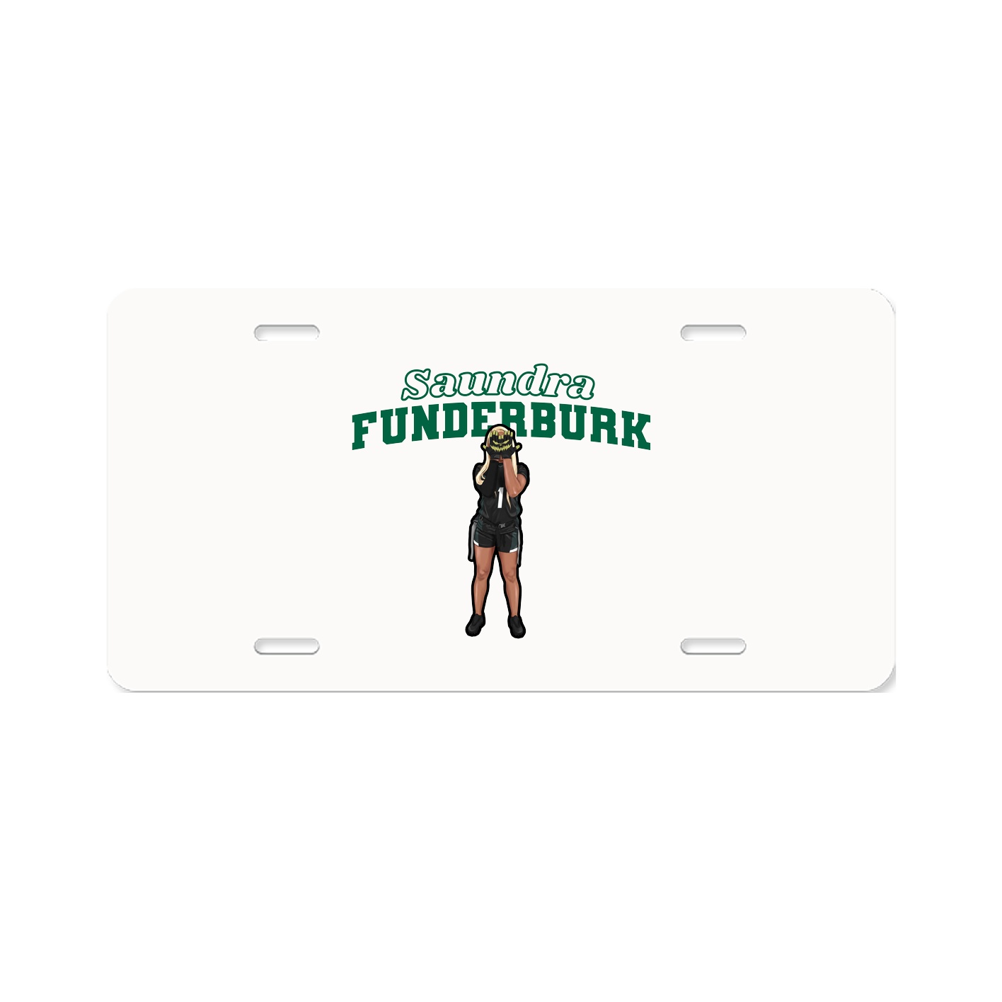 License Plate — Name Arch in Classic