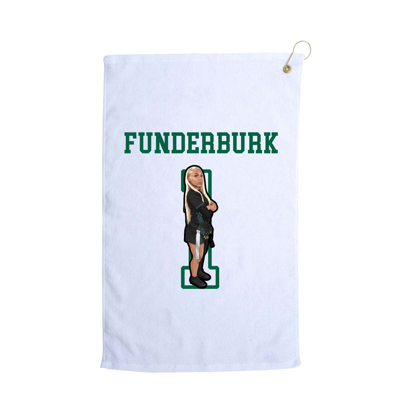 Golf Towel — Shirsey in White
