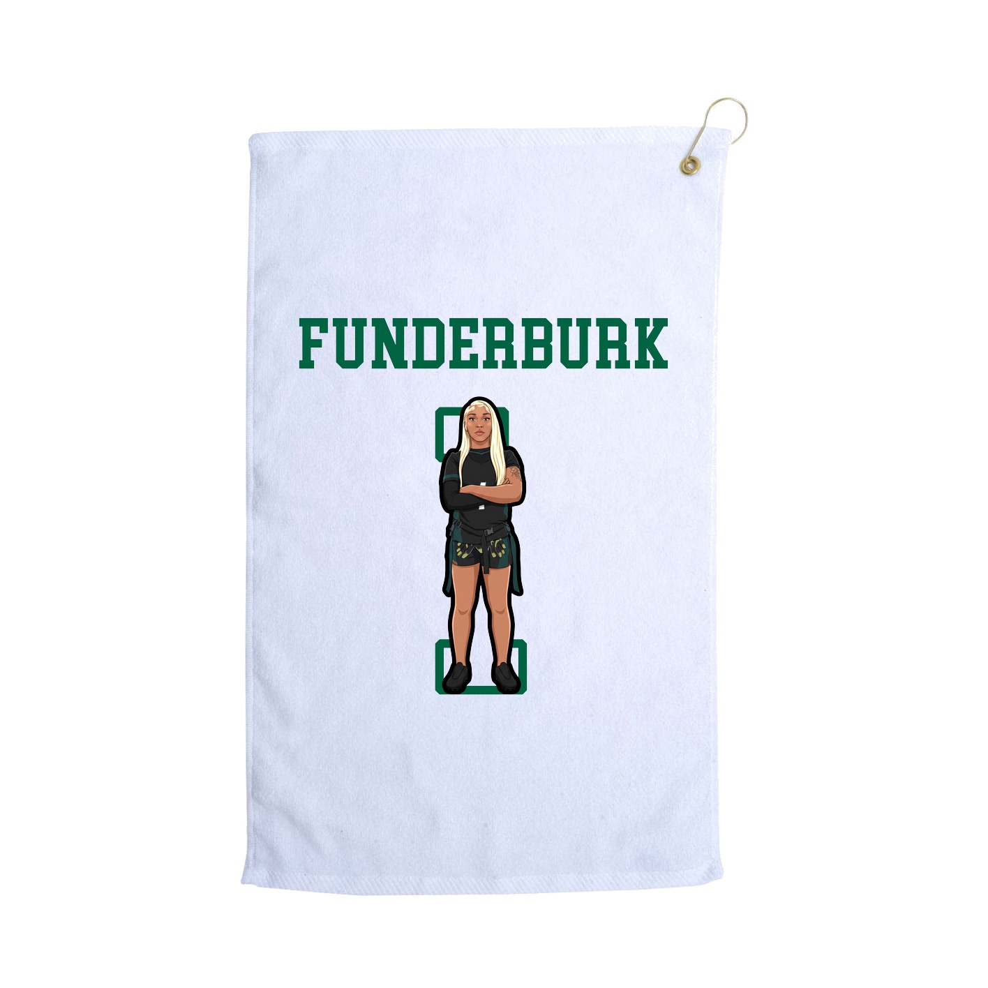 Golf Towel — Shirsey in White
