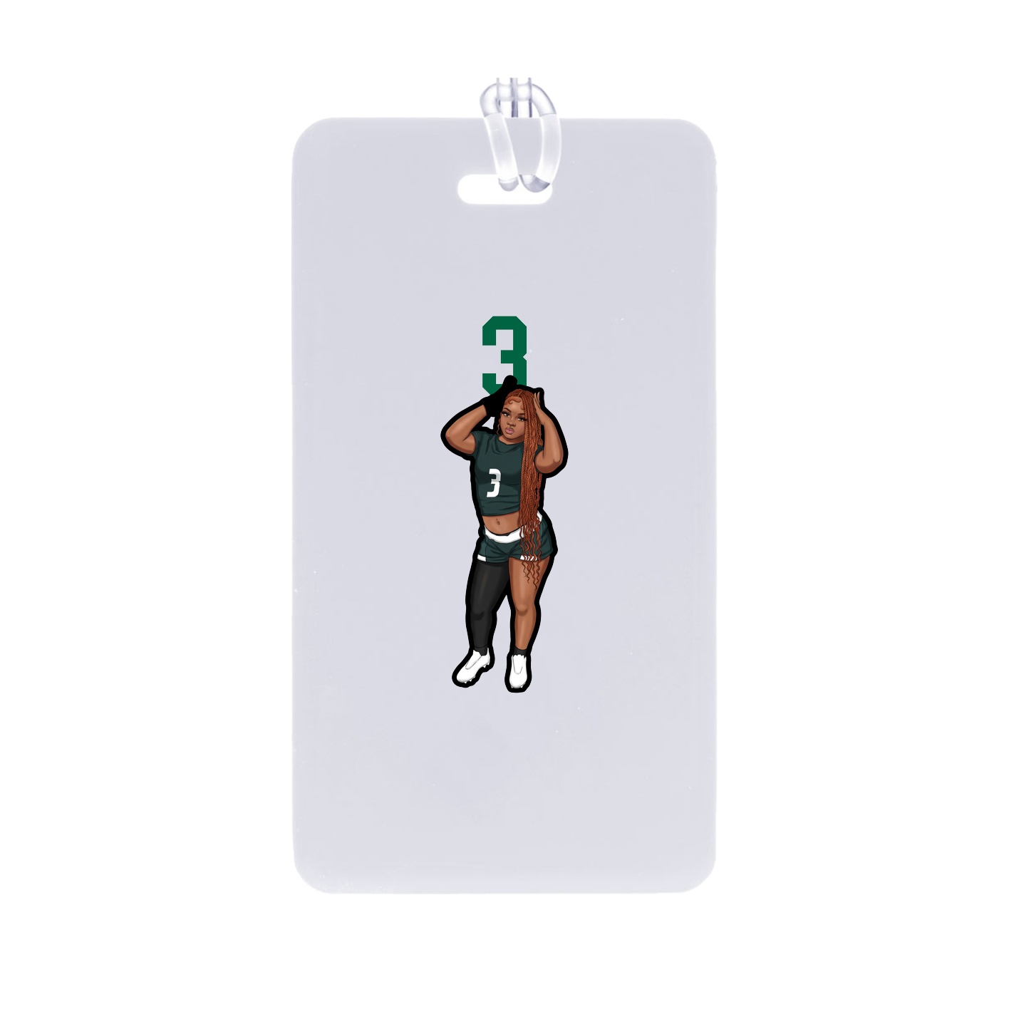 Bag Tag — Number Top in Classic