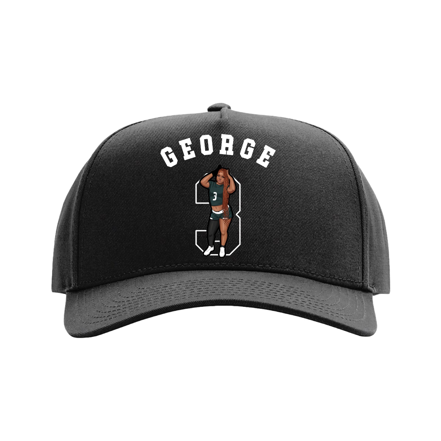Full Fabric Five-Panel Champ Cap