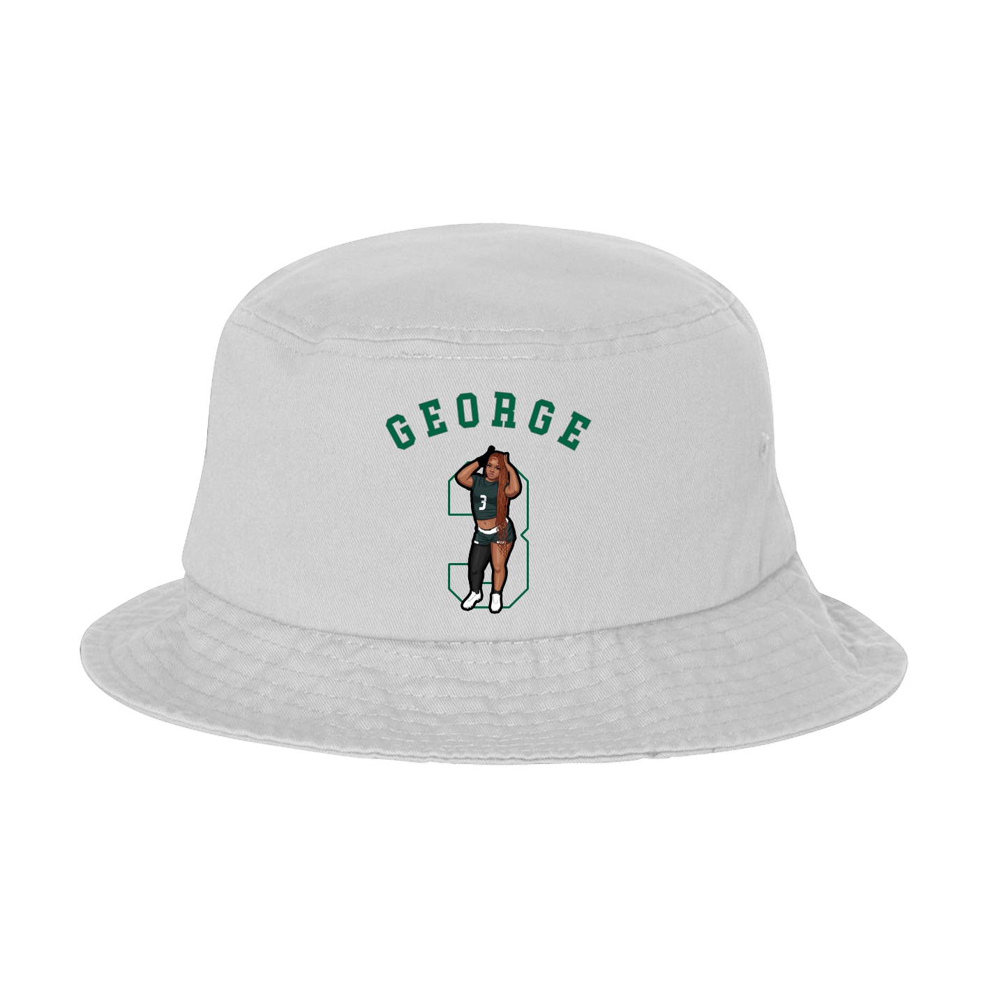 Bucket Cap — Shirsey Arch in White