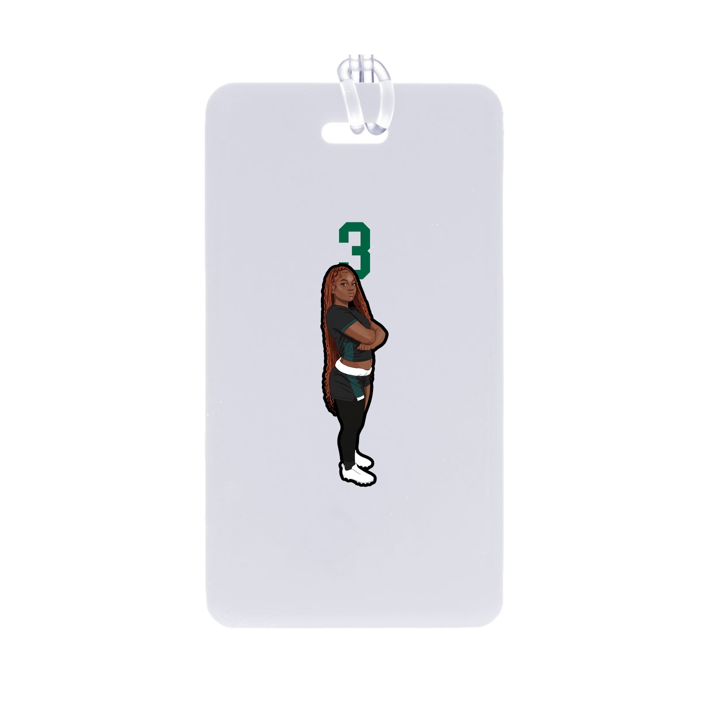 Bag Tag — Number Top in Classic