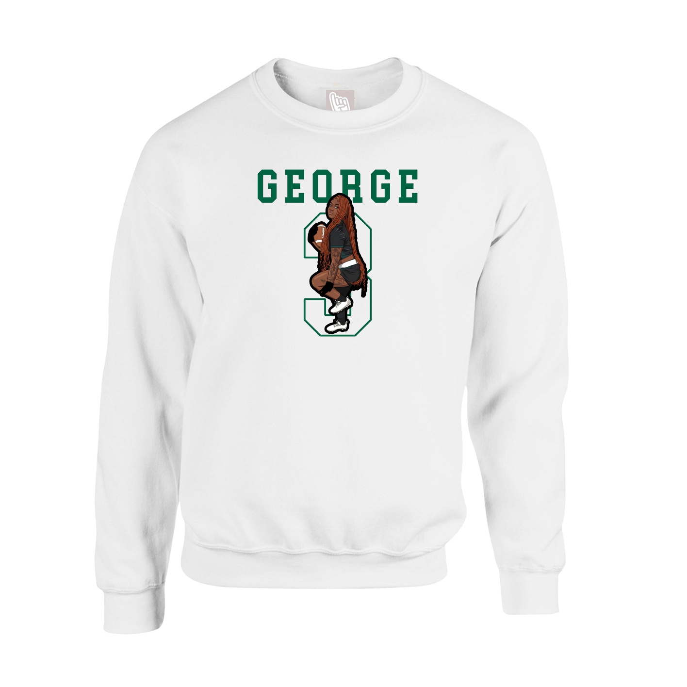 Fleece Crew — Shirsey in White