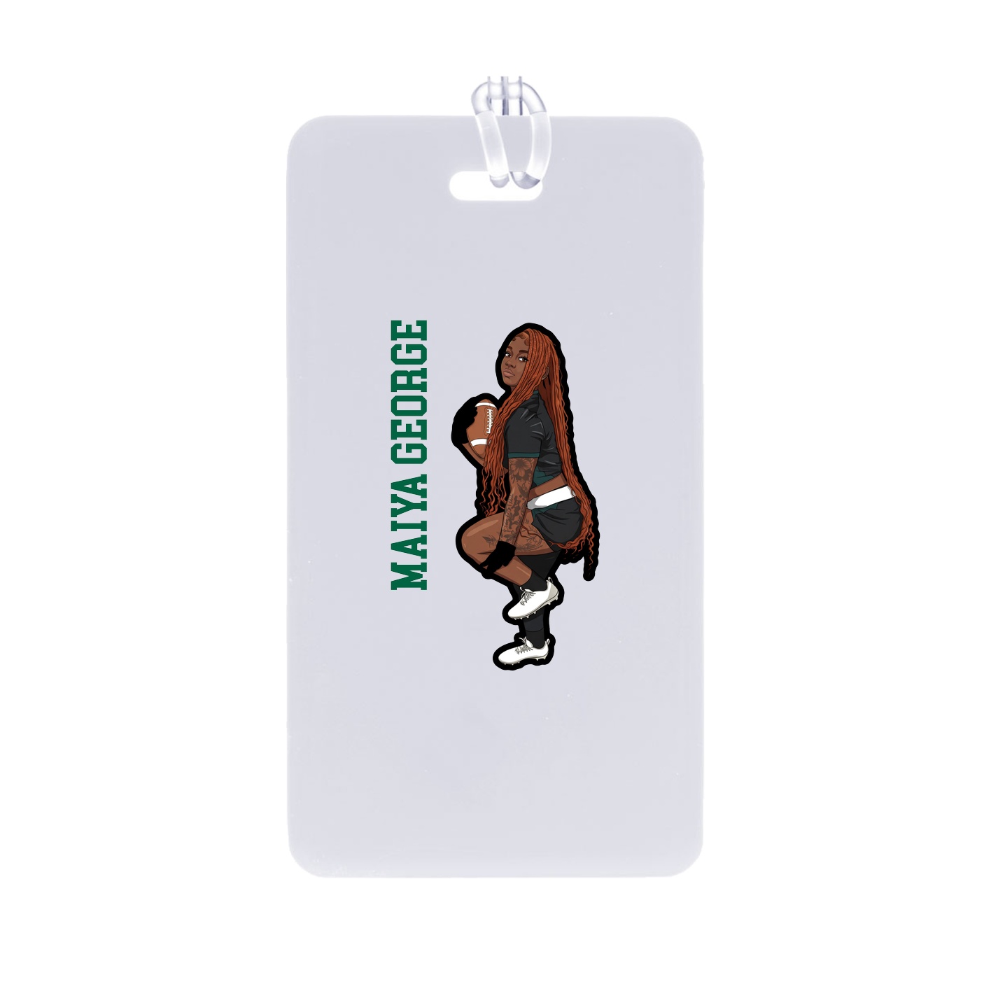 Bag Tag — Name Vertical in Classic