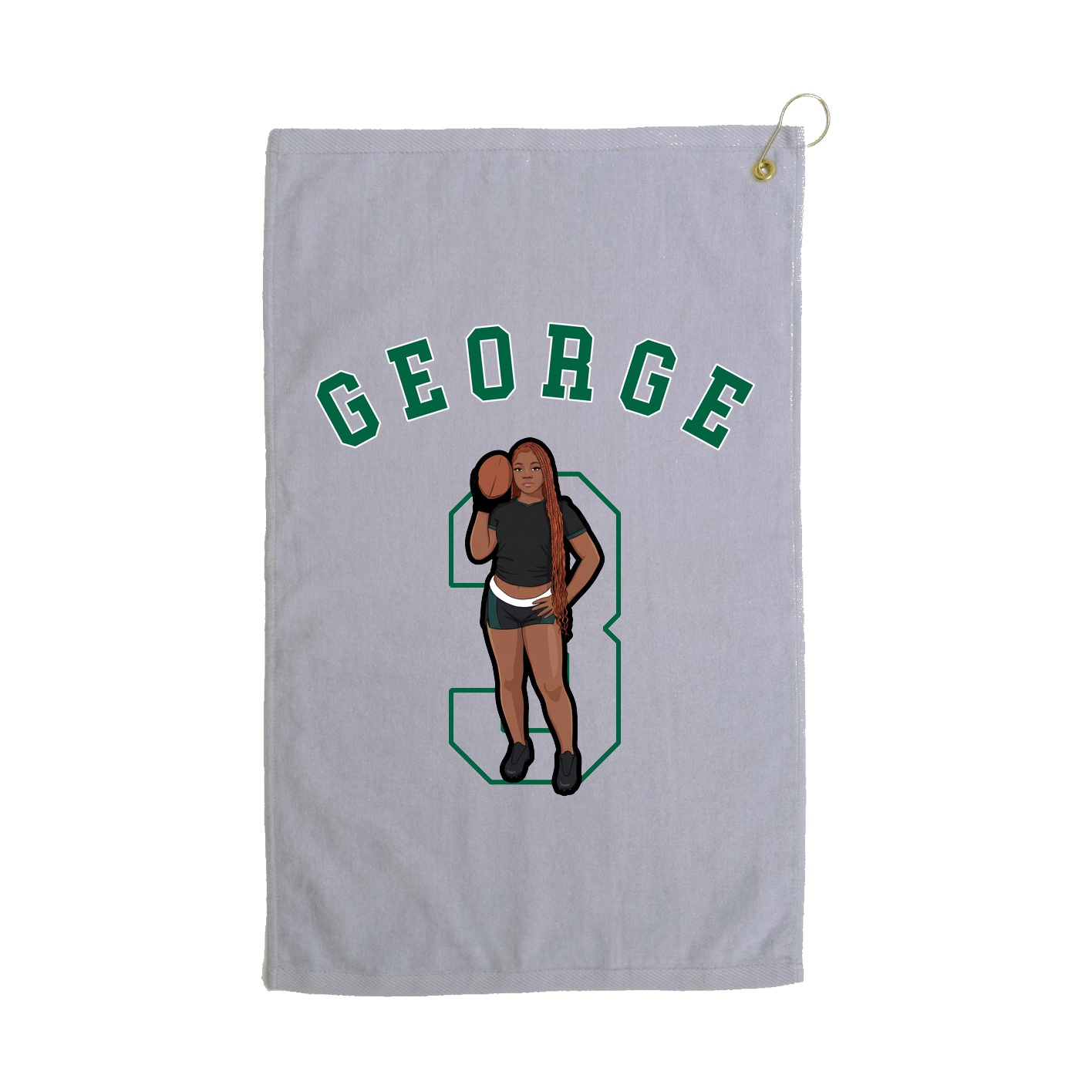 Golf Towel — Shirsey Arch in Grey