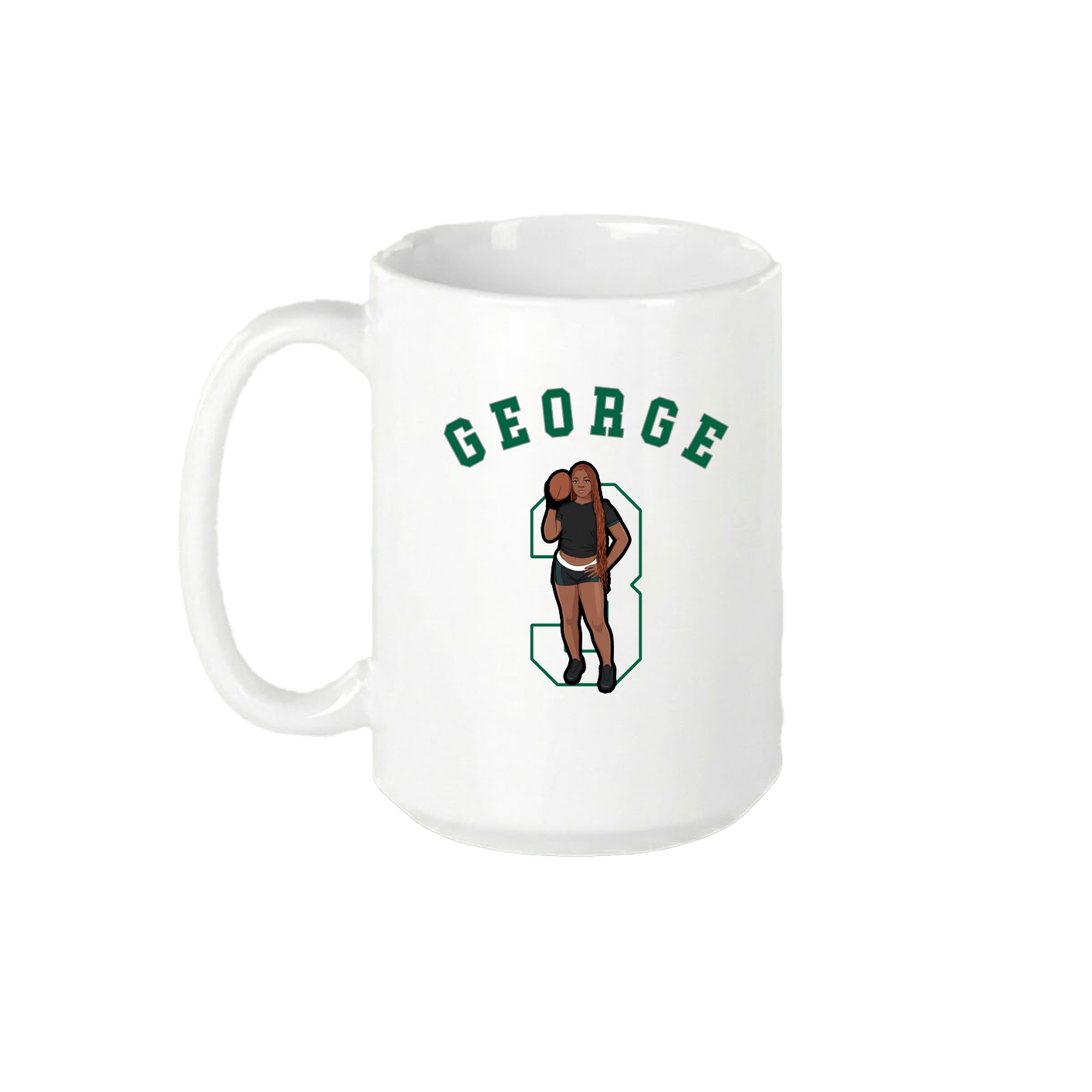 15oz Coffee Mug — Shirsey Arch in White