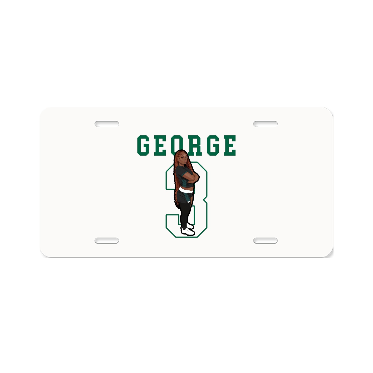 License Plate — Shirsey in Classic