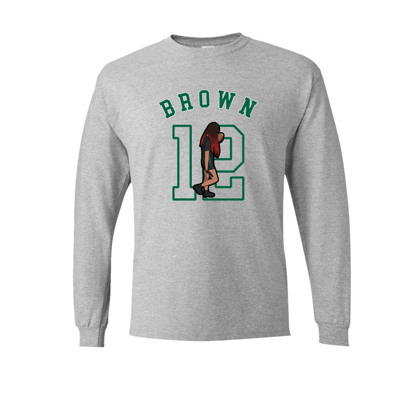 Long Sleeve Tee — Shirsey Arch in Grey