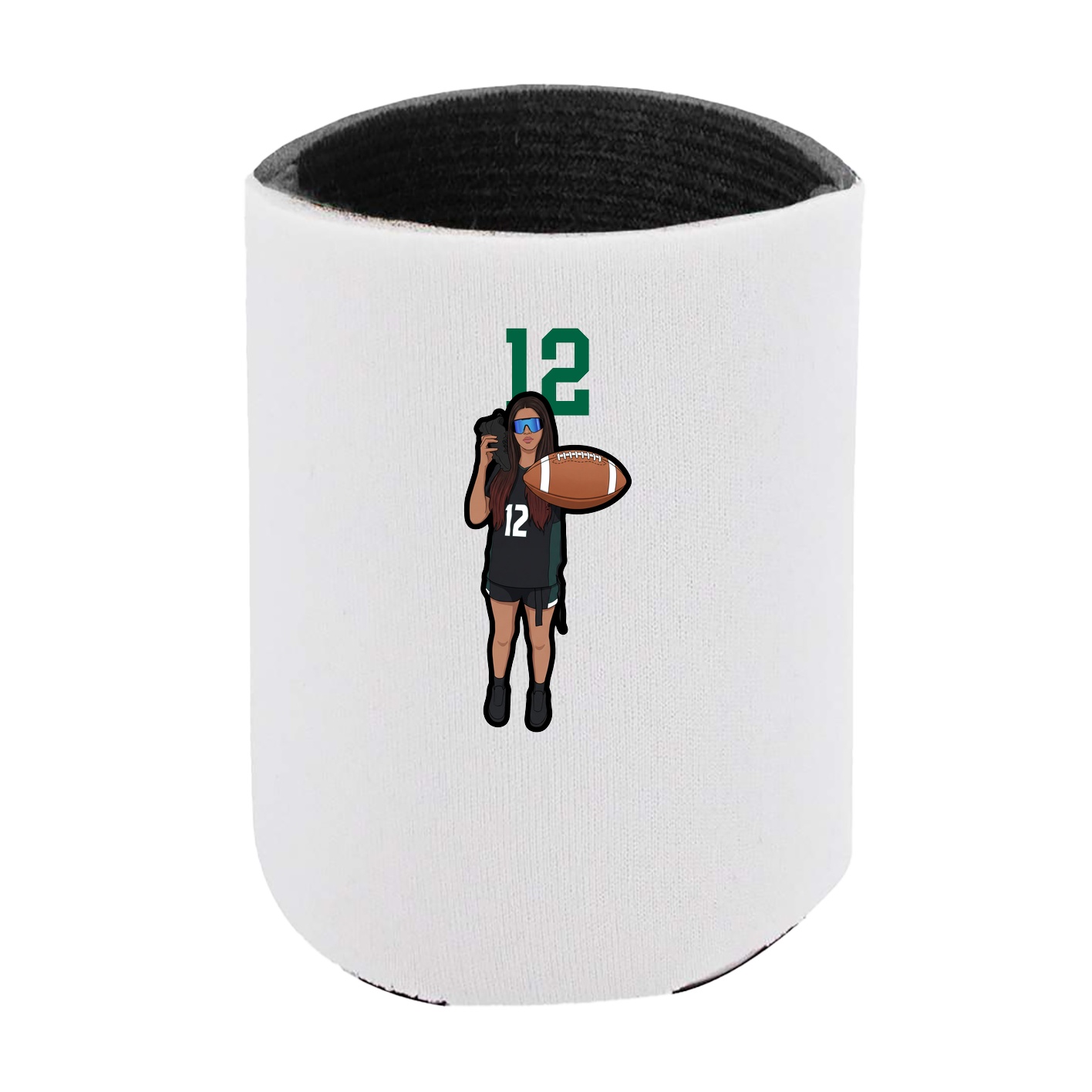 Can Holder — Number Top in White