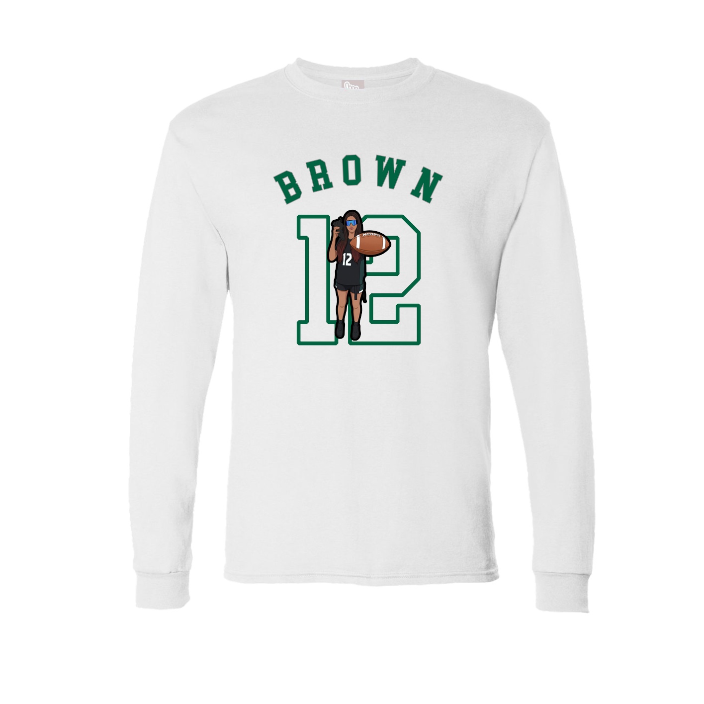 Long Sleeve Tee — Shirsey Arch in White