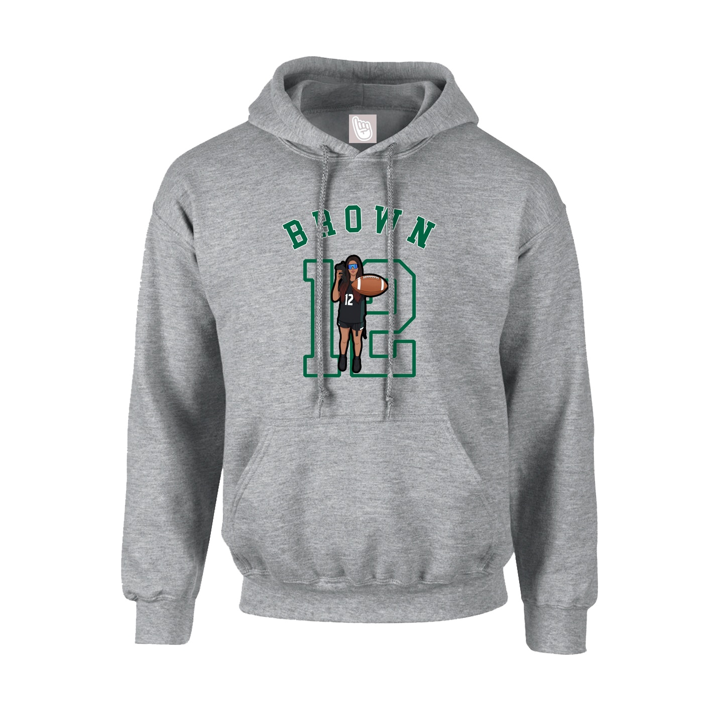 Hoodie — Shirsey Arch in Grey